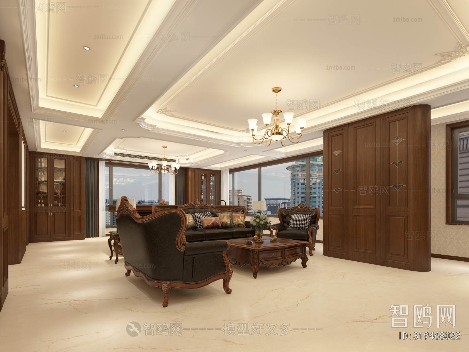 American Style A Living Room