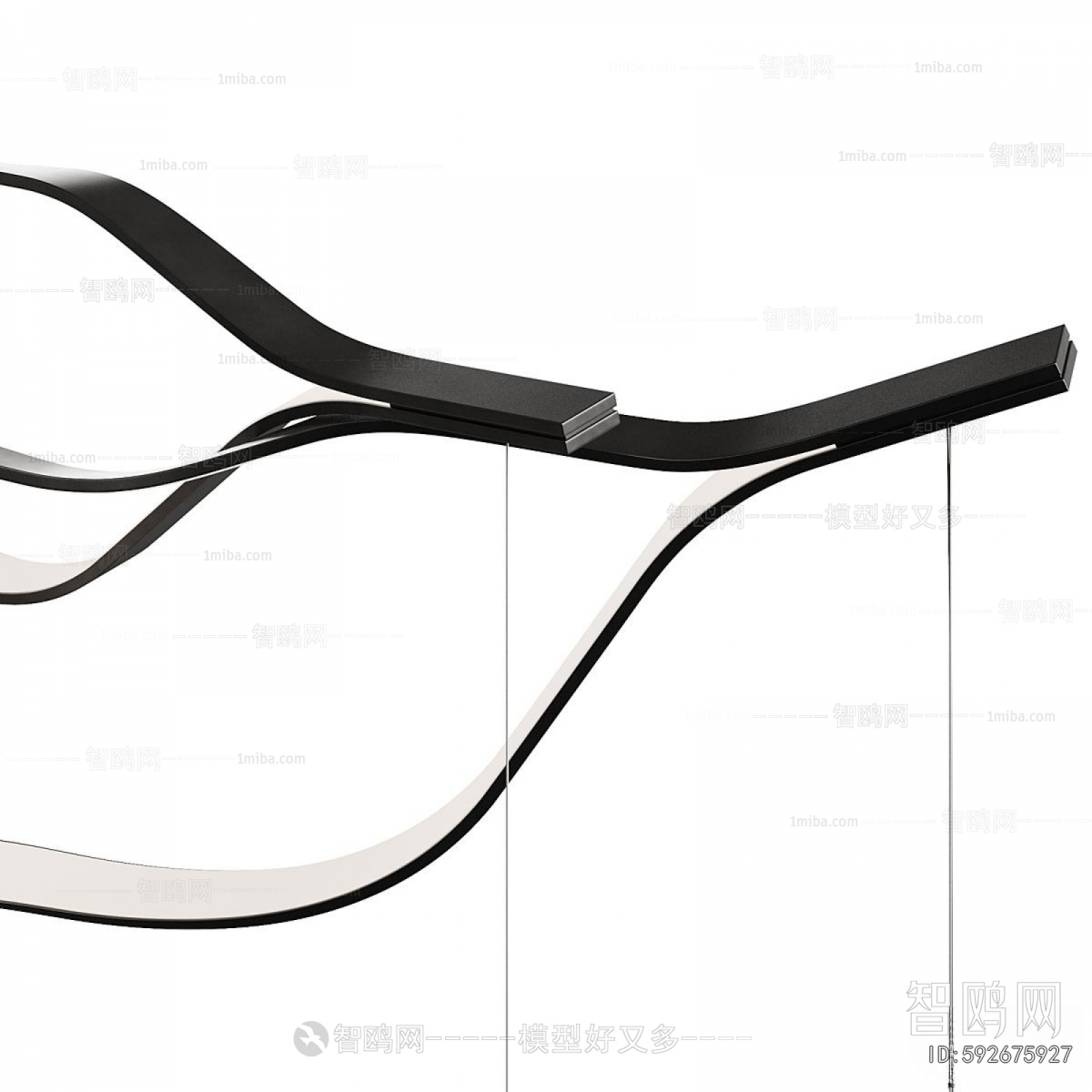 Modern Long Chandelier