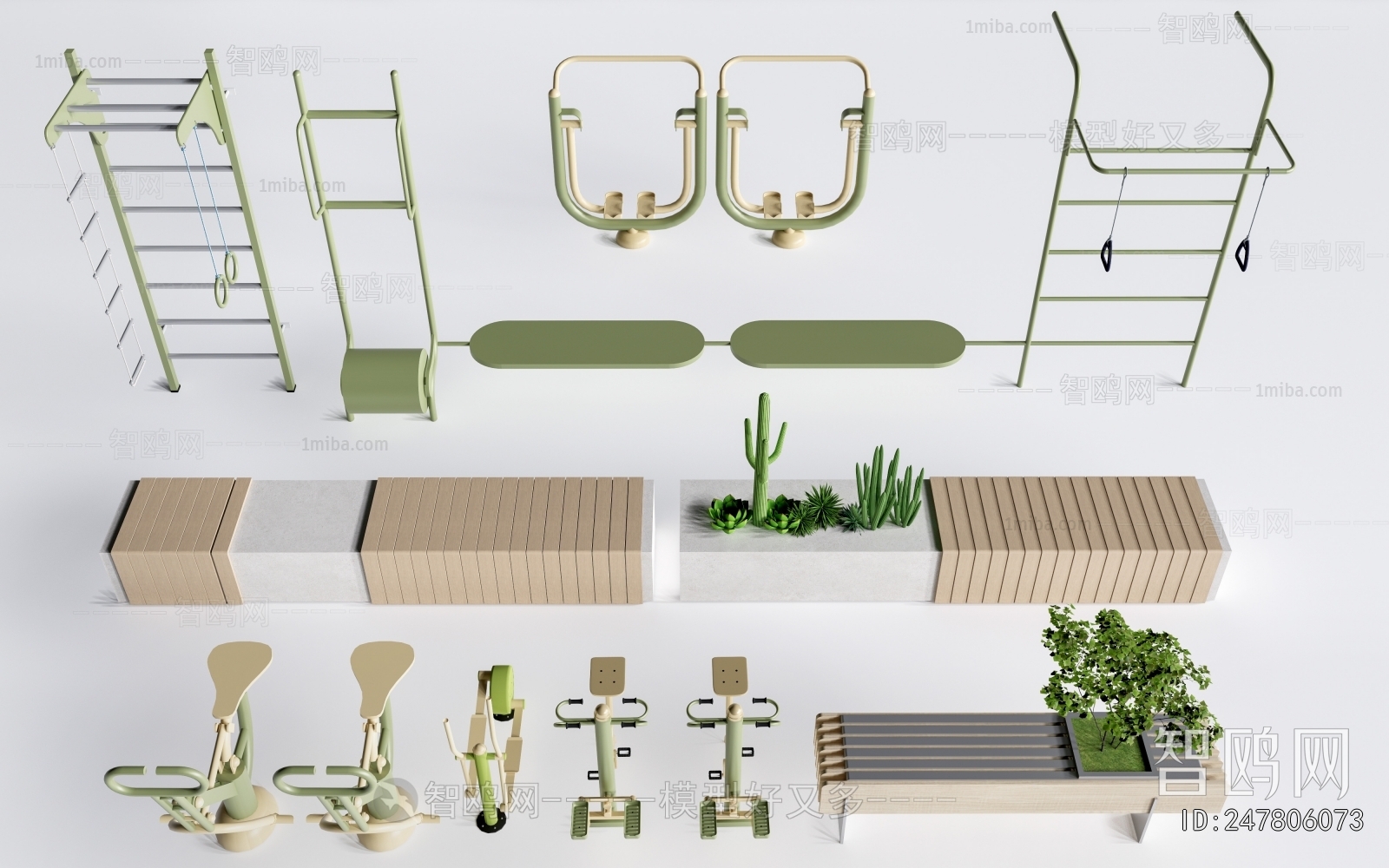 Industrial Style Fitness Equipment