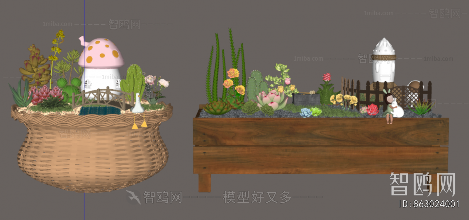 Modern Flower Bed, Flower Bowl, Flower Box