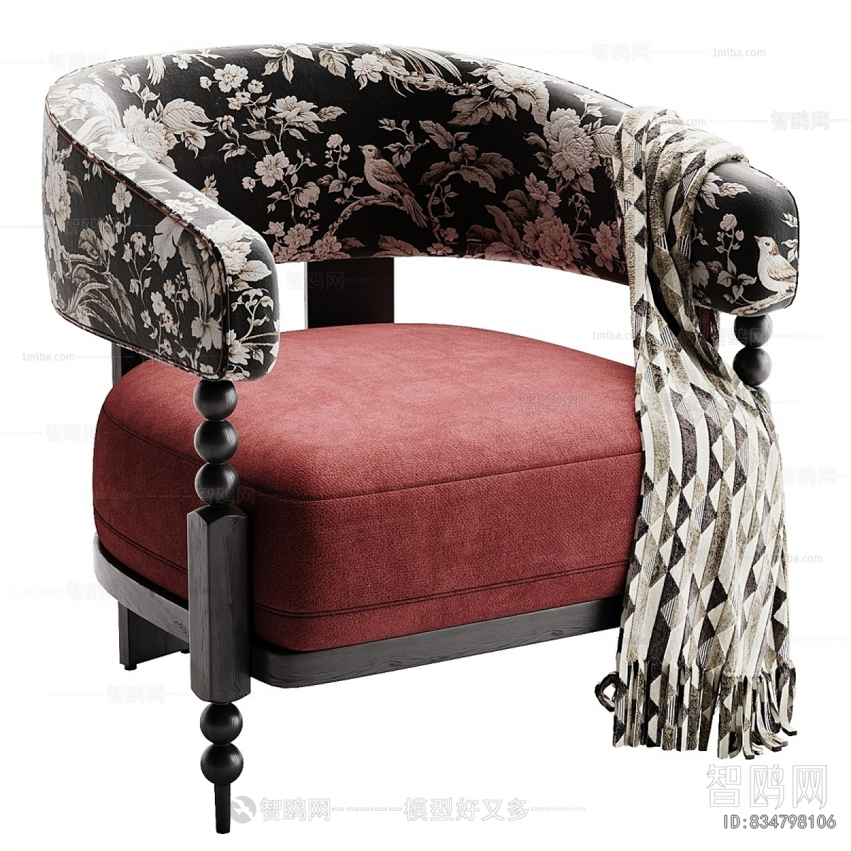 French Style Single Sofa