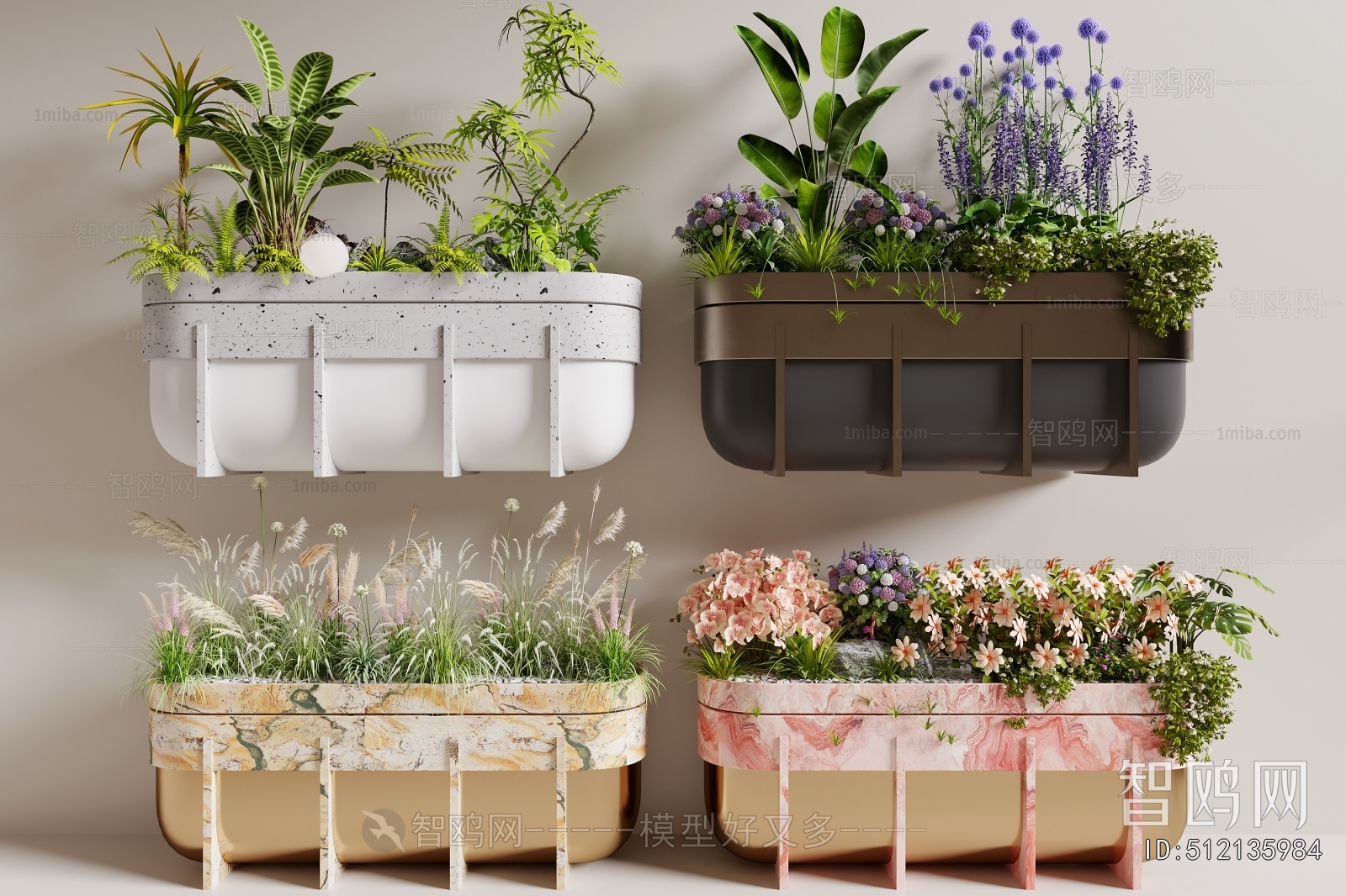 Modern Flower Bed, Flower Bowl, Flower Box