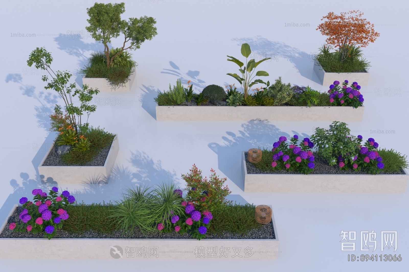 Modern Flower Bed, Flower Bowl, Flower Box