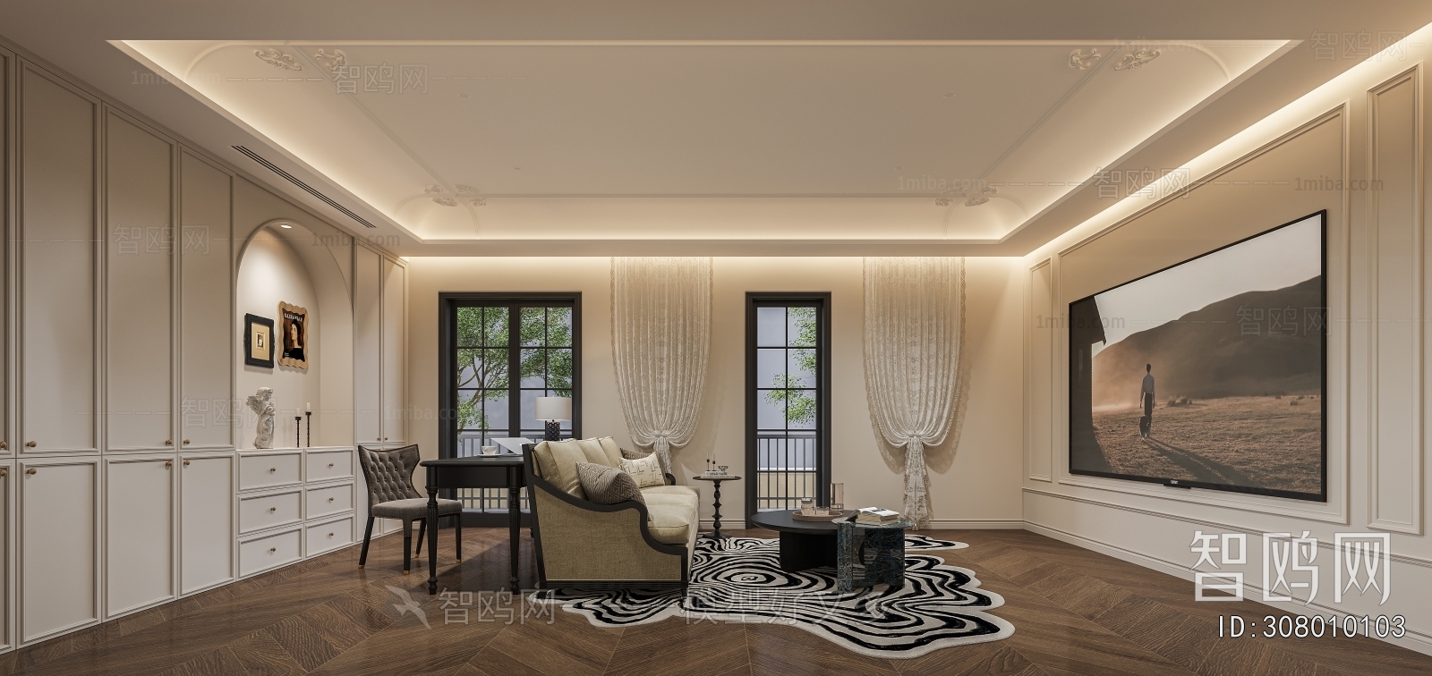 European Style A Living Room