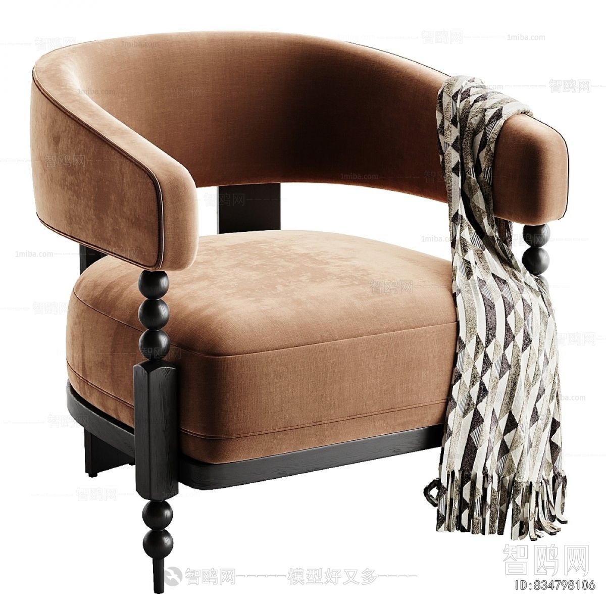 French Style Single Sofa