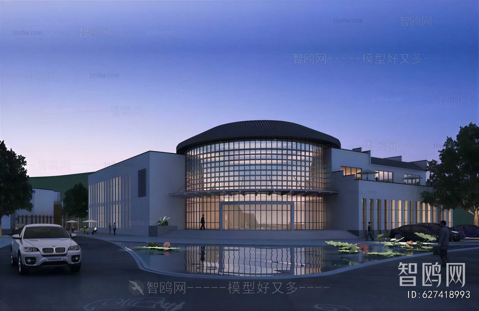 Modern Appearance Of Commercial Building