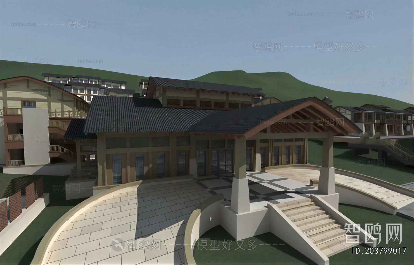 New Chinese Style Residential Building