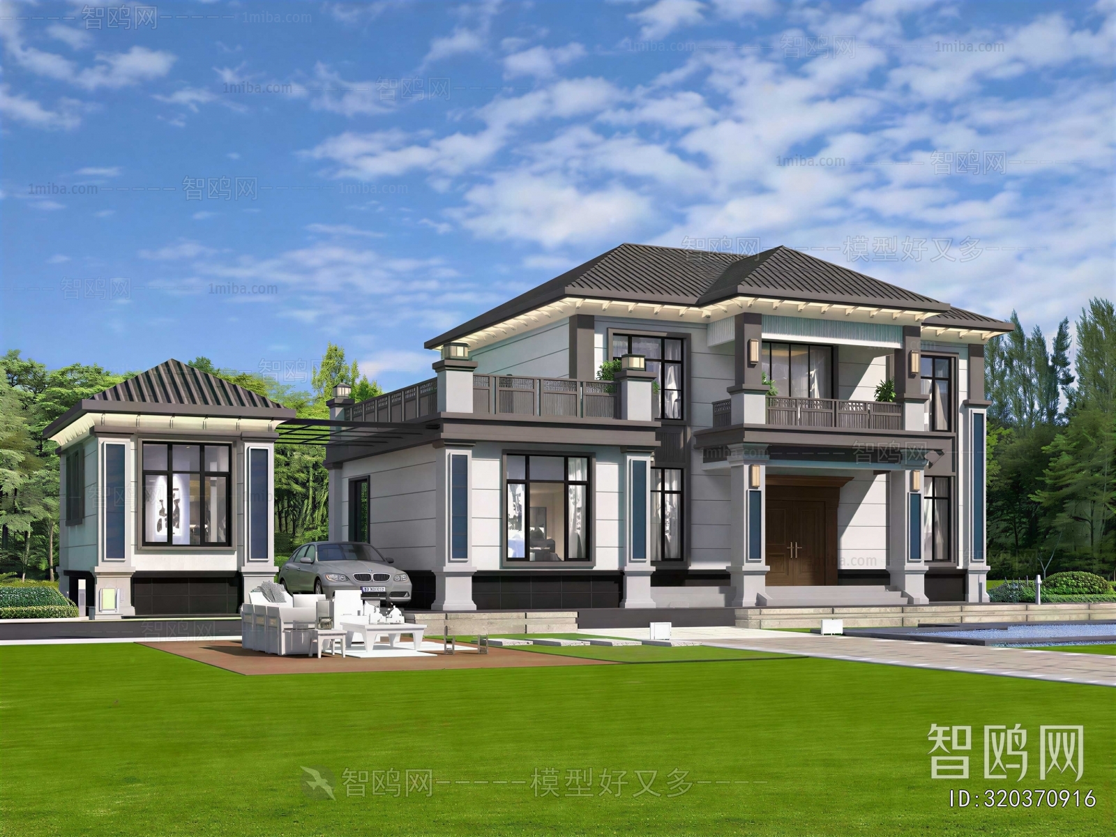 New Chinese Style Residential Building