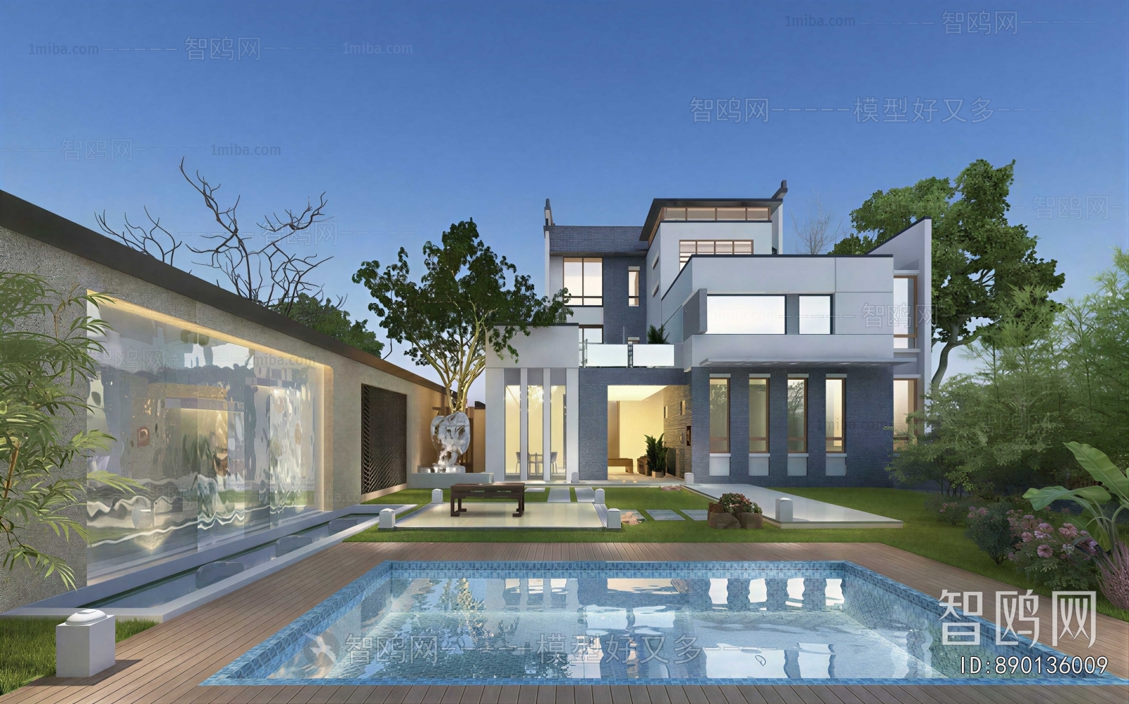 Modern Courtyard/landscape