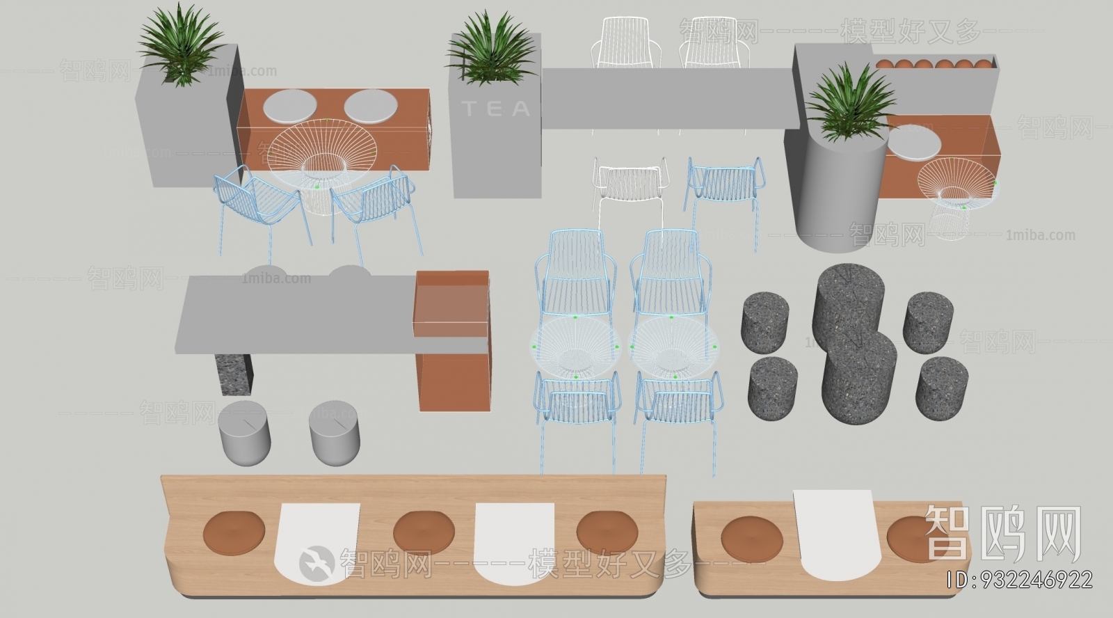 Modern Leisure Table And Chair