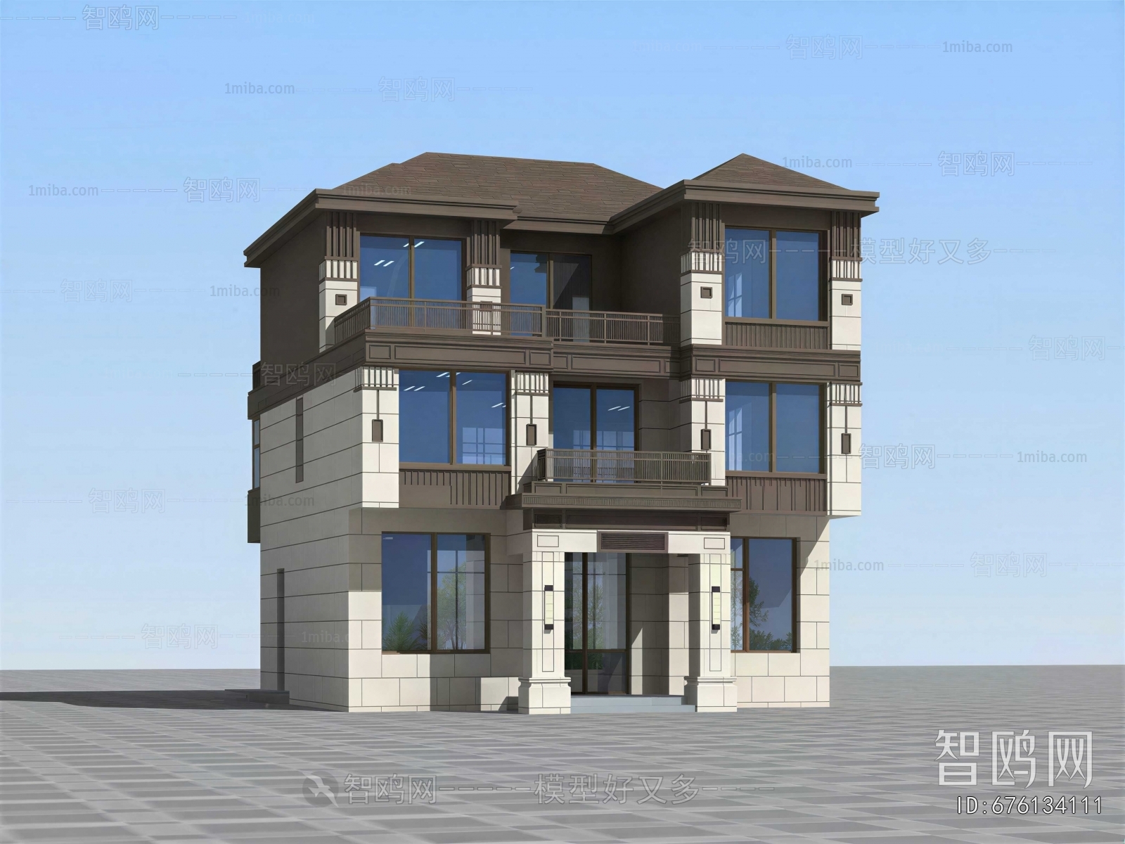 New Chinese Style Residential Building