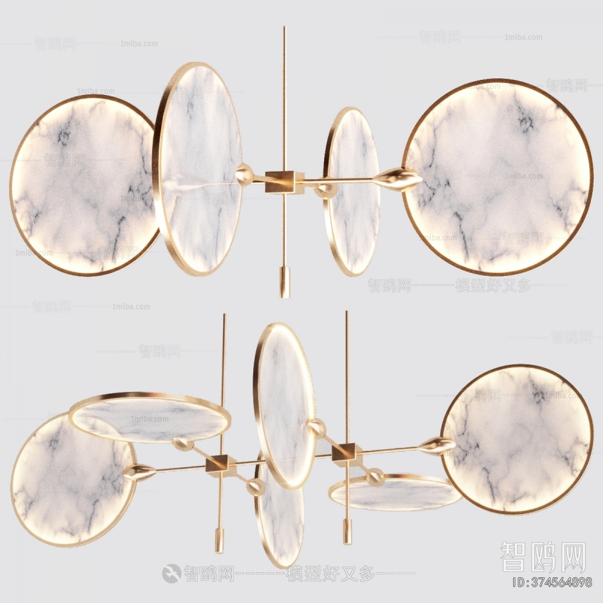 Modern Long Chandelier