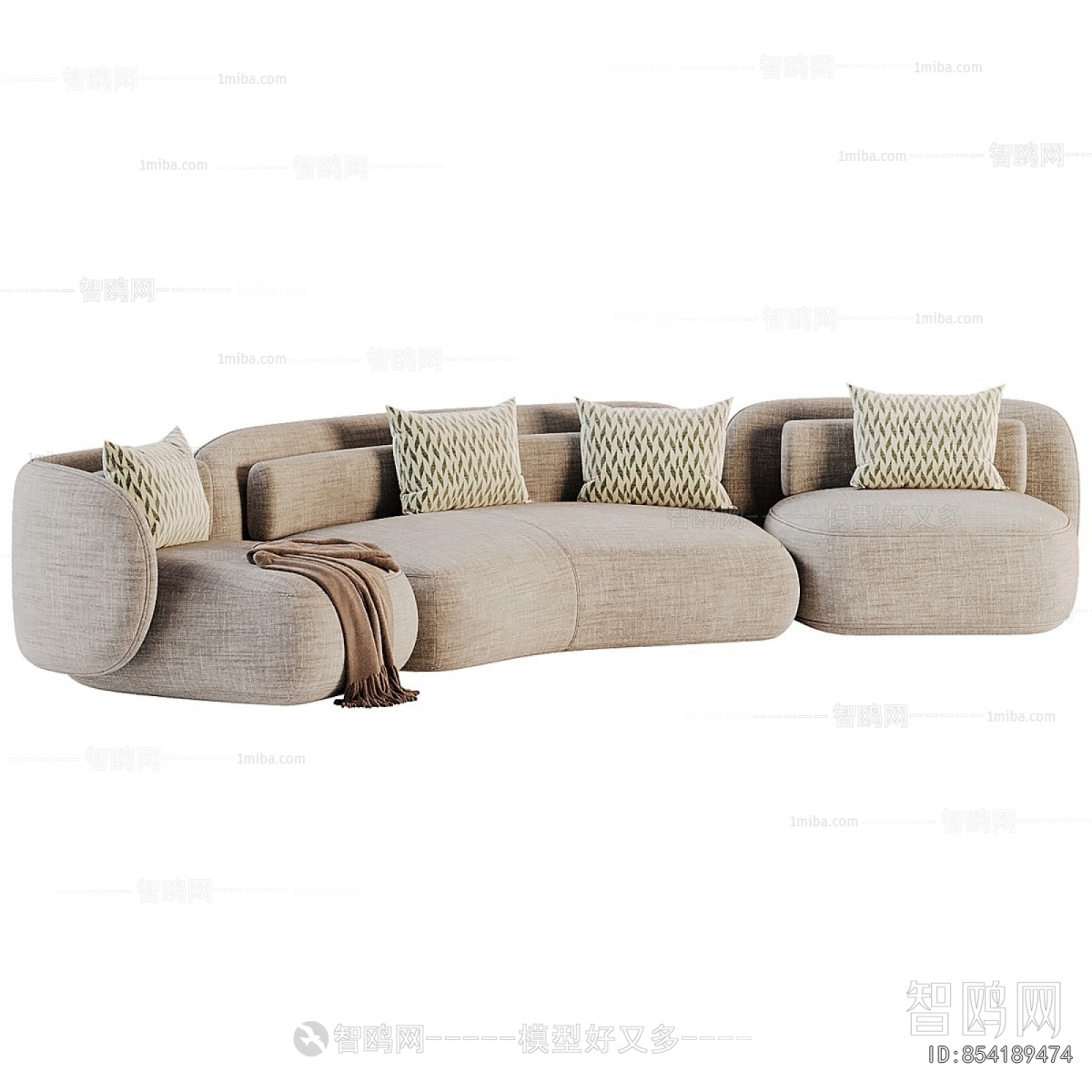 Modern Curved Sofa
