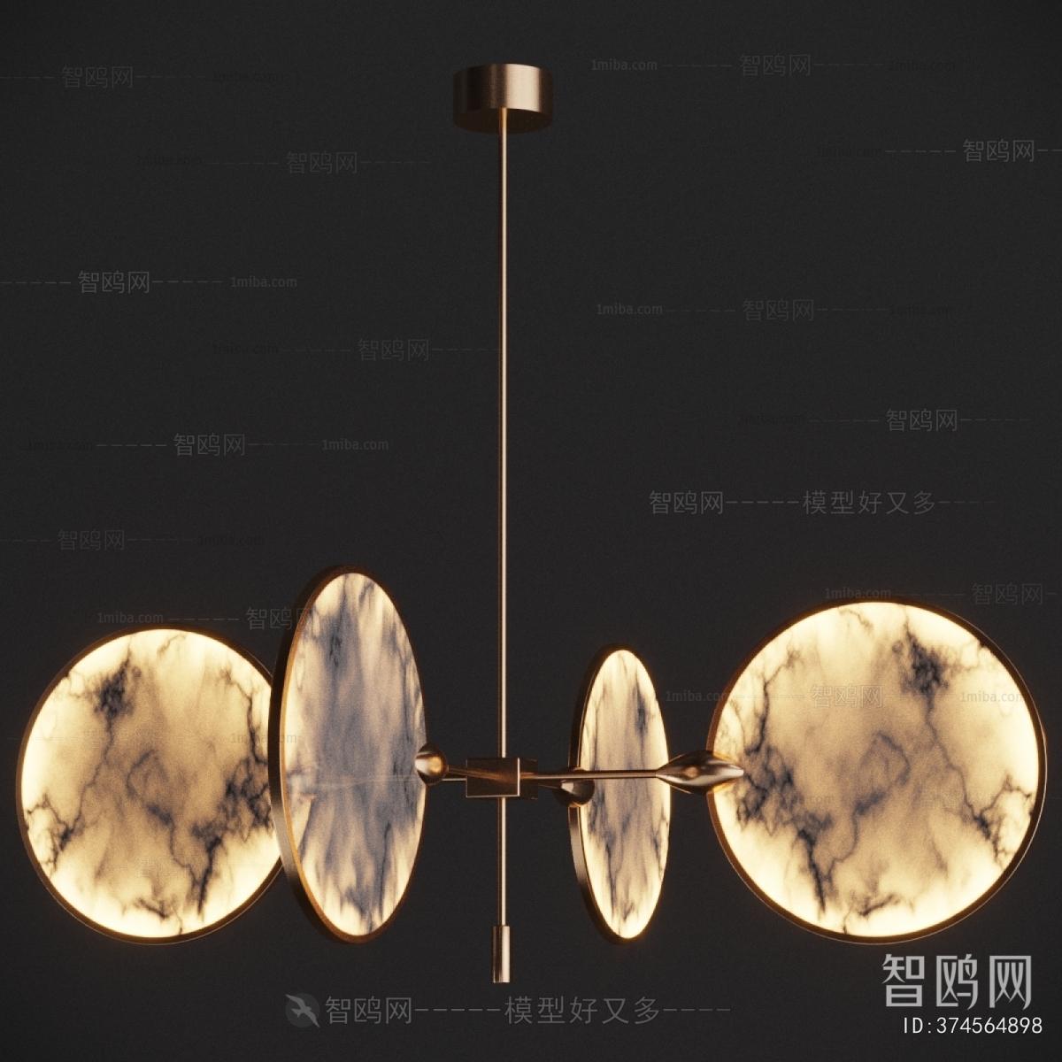 Modern Long Chandelier