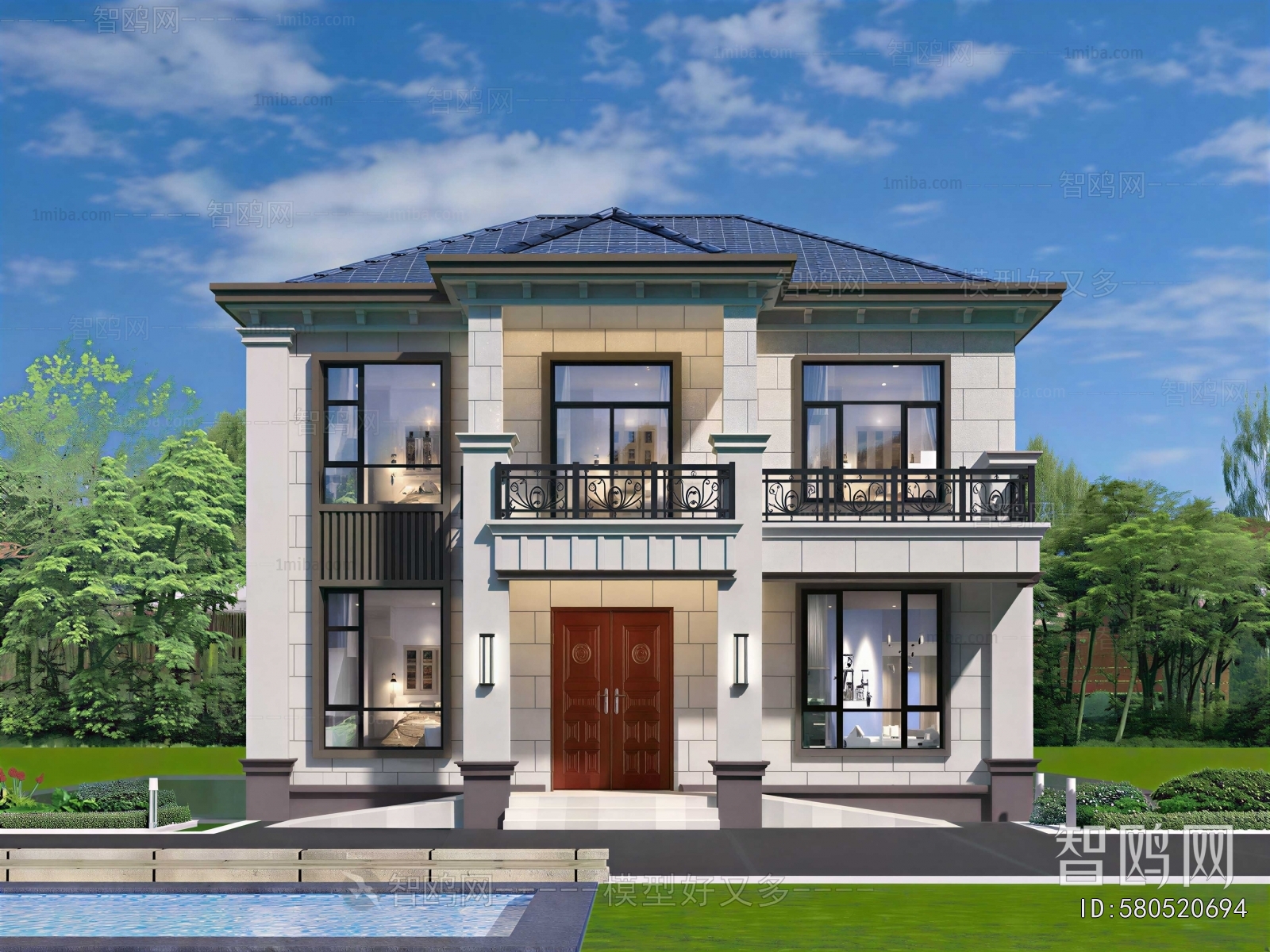 New Chinese Style Detached Villa