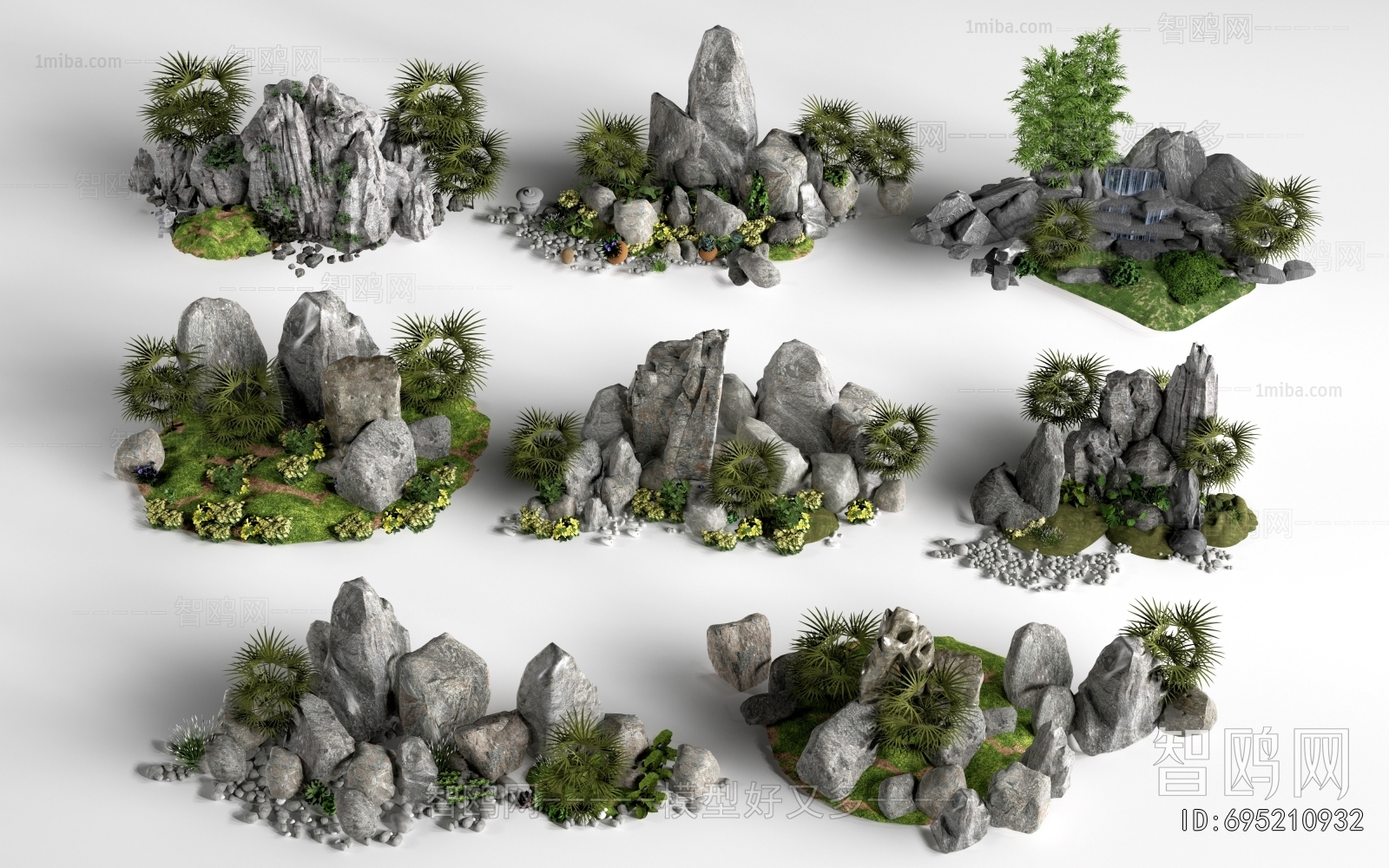 Modern Rockery Waterscape