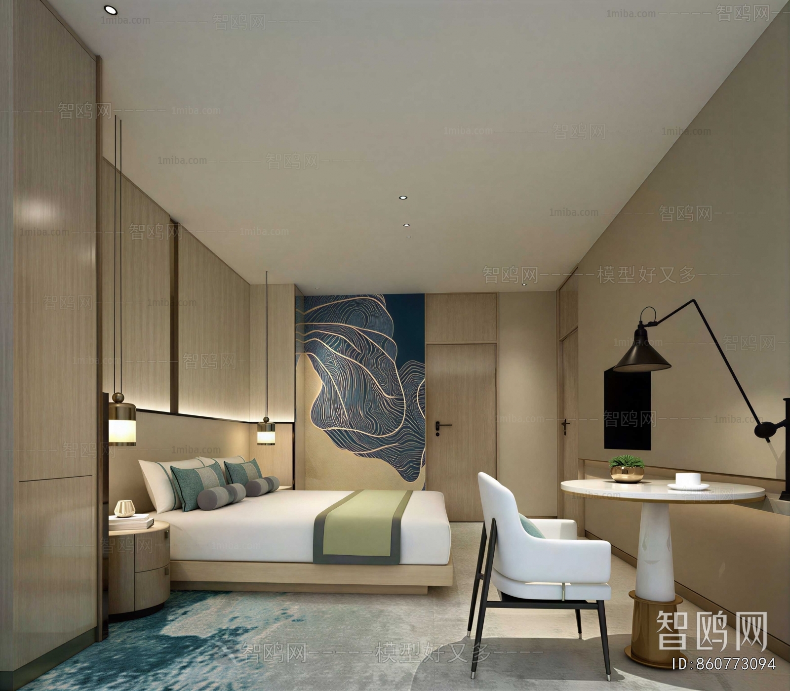 Modern Guest Room
