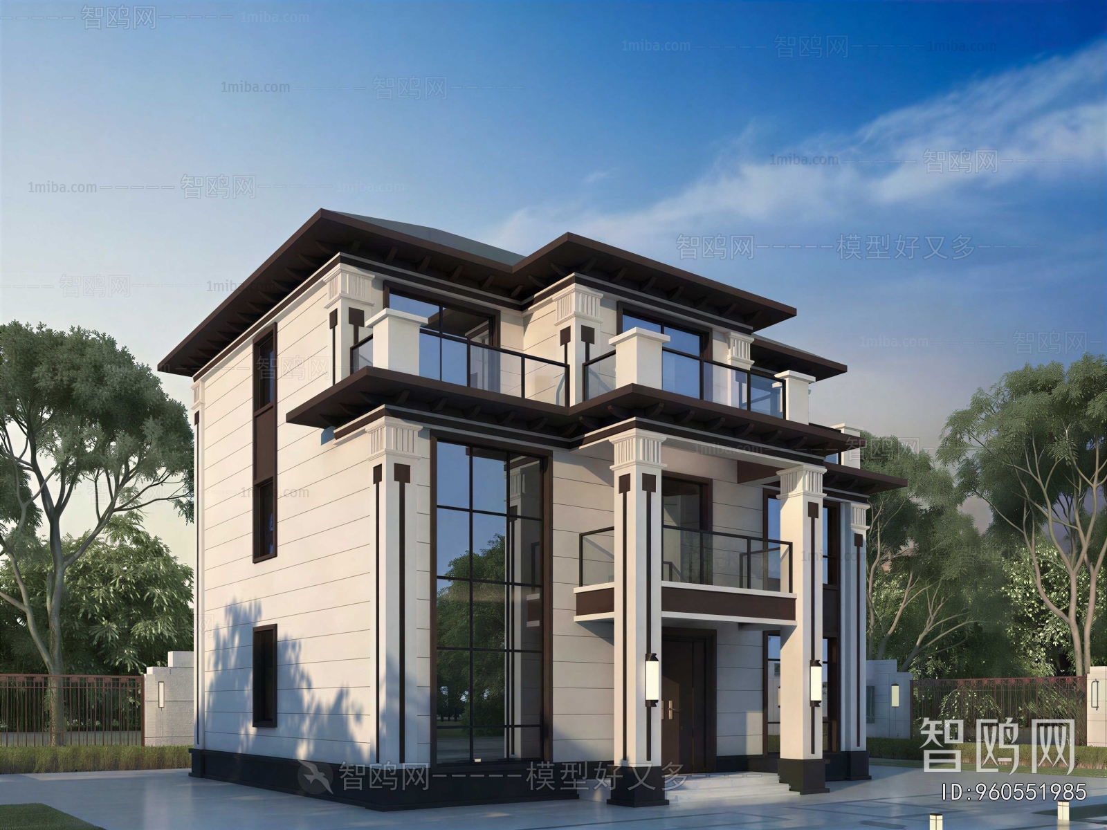 New Chinese Style Residential Building