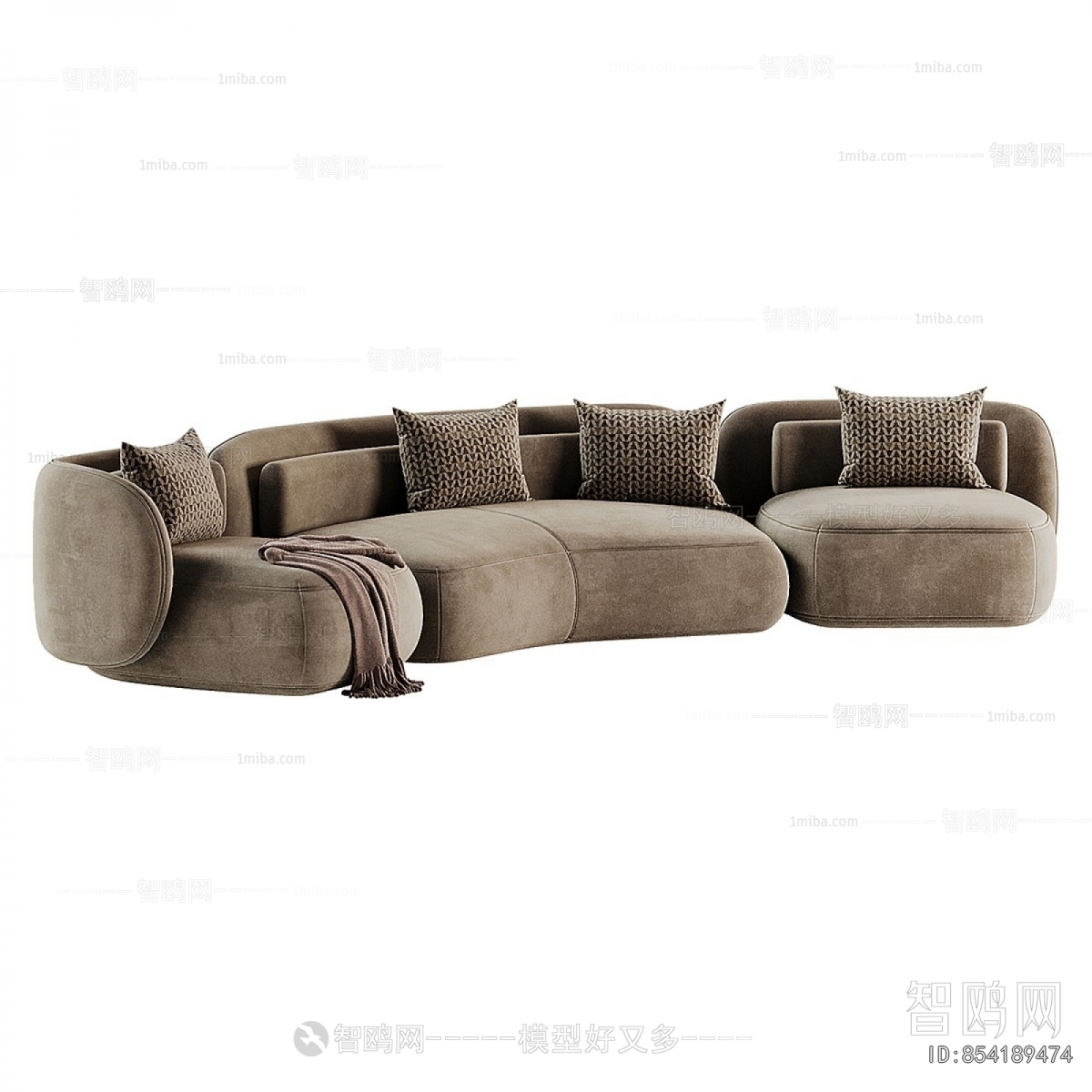 Modern Curved Sofa