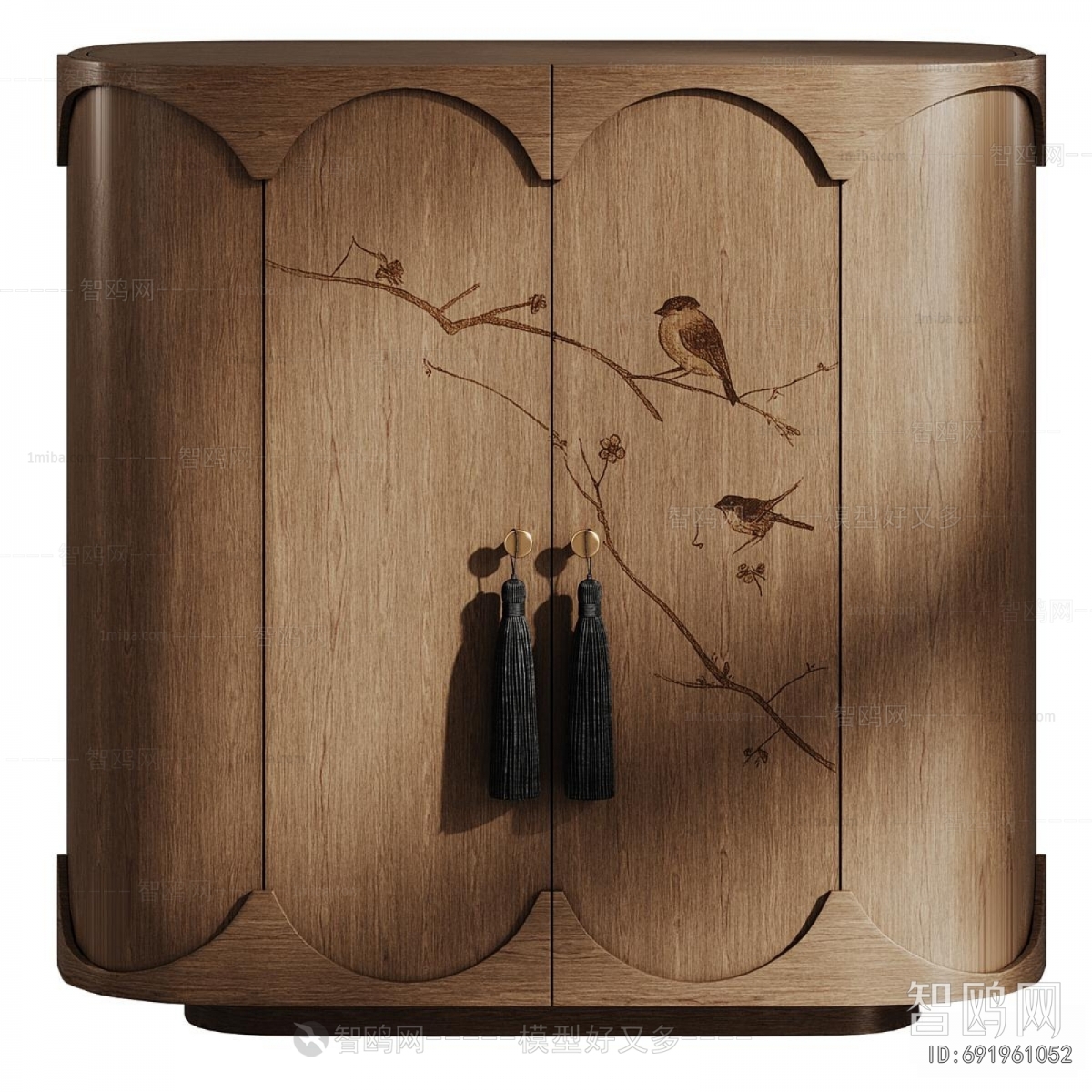 New Chinese Style Side Cabinet