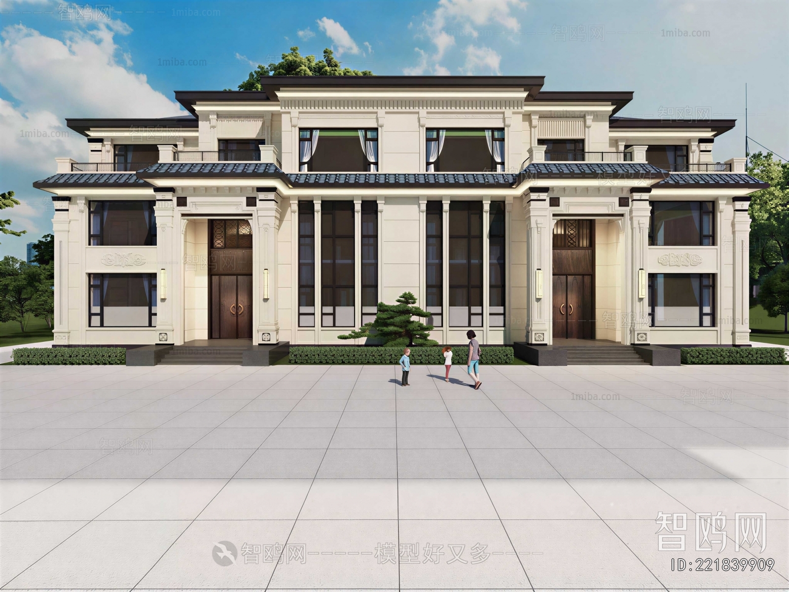 New Chinese Style Residential Building