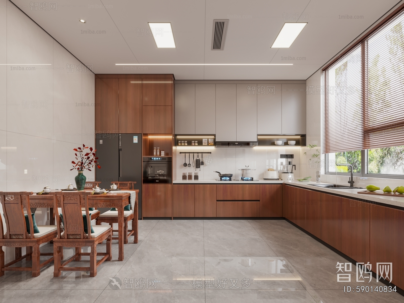 New Chinese Style The Kitchen