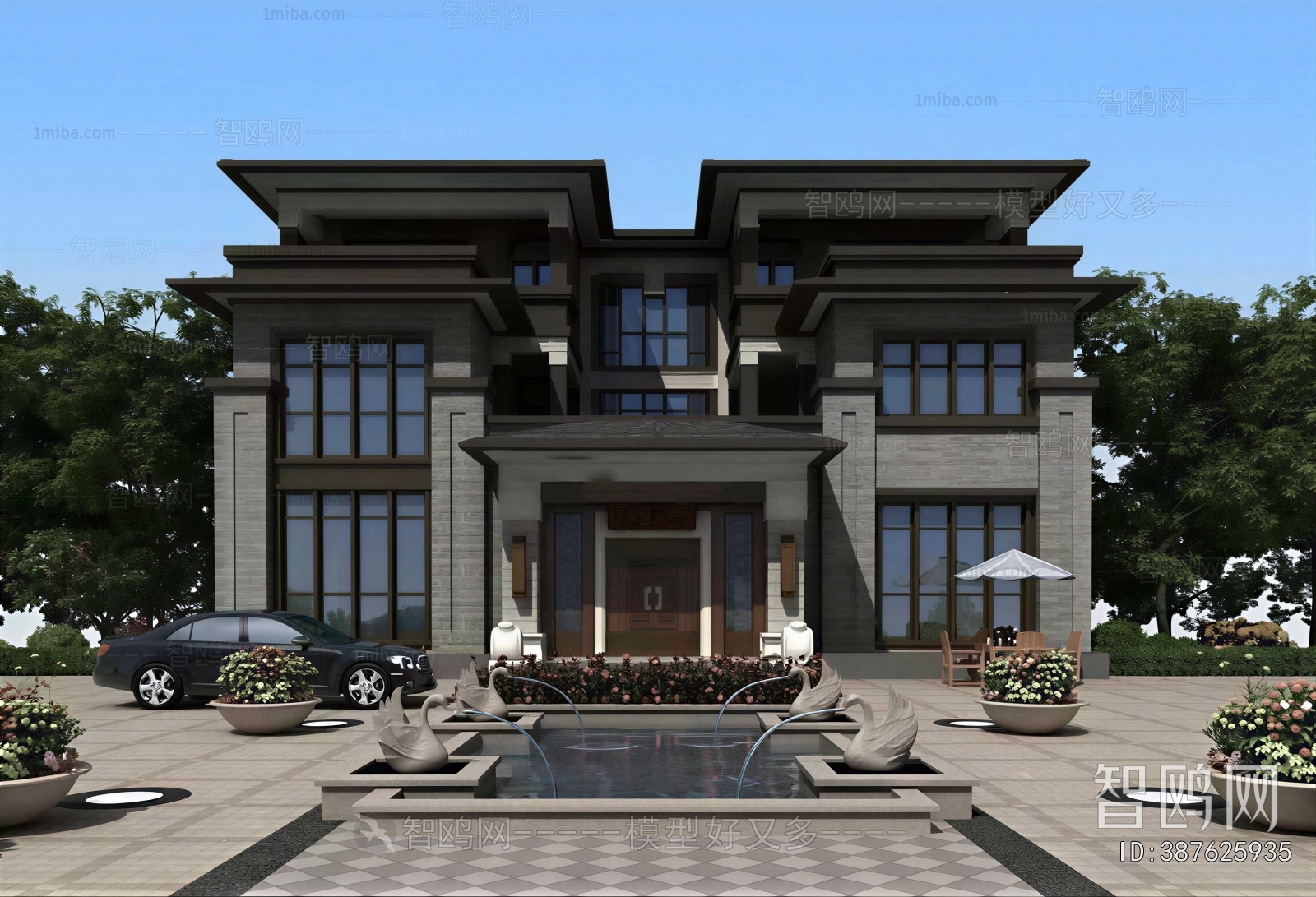 New Chinese Style Residential Building