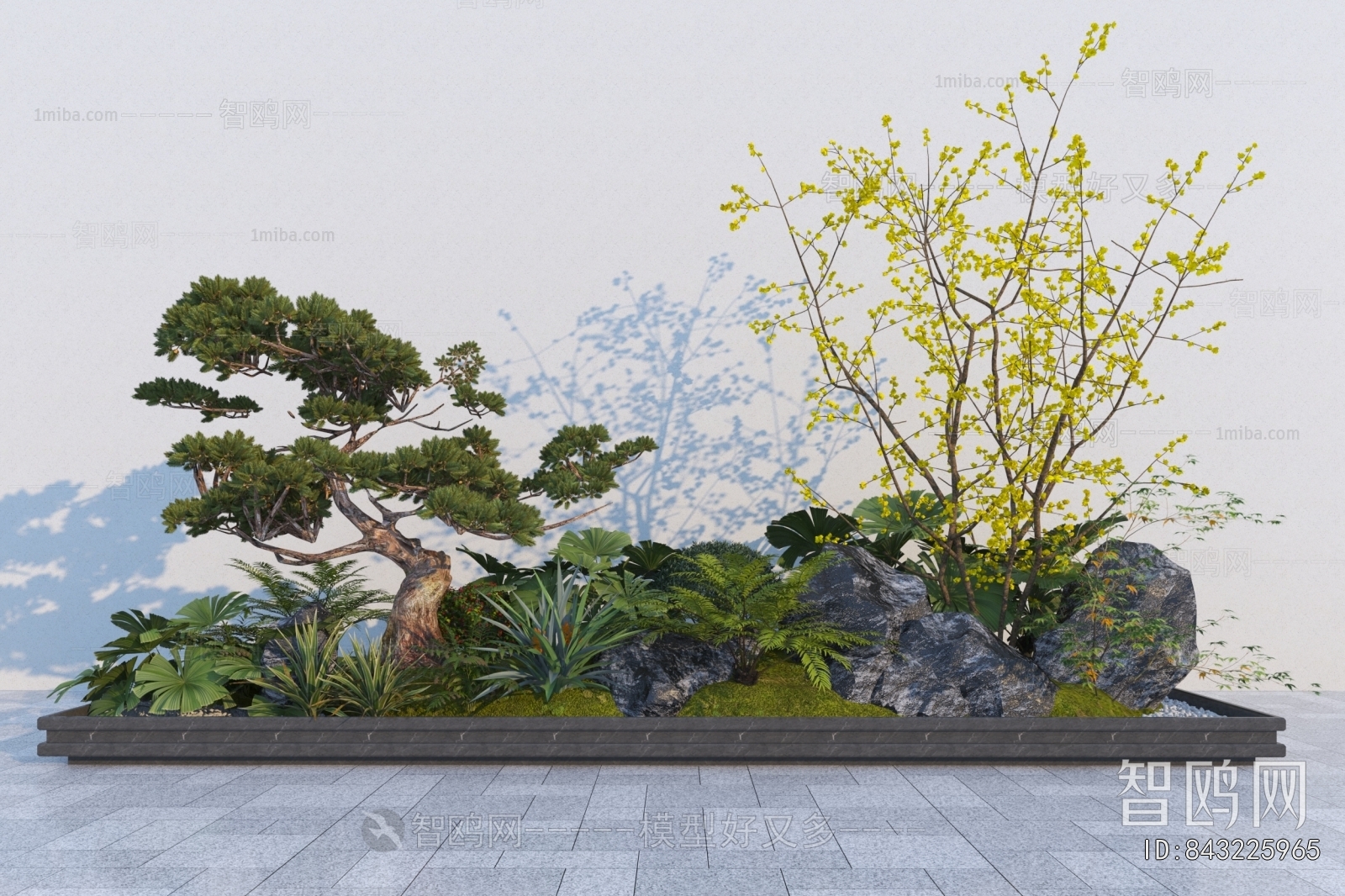 New Chinese Style Plant Landscaping