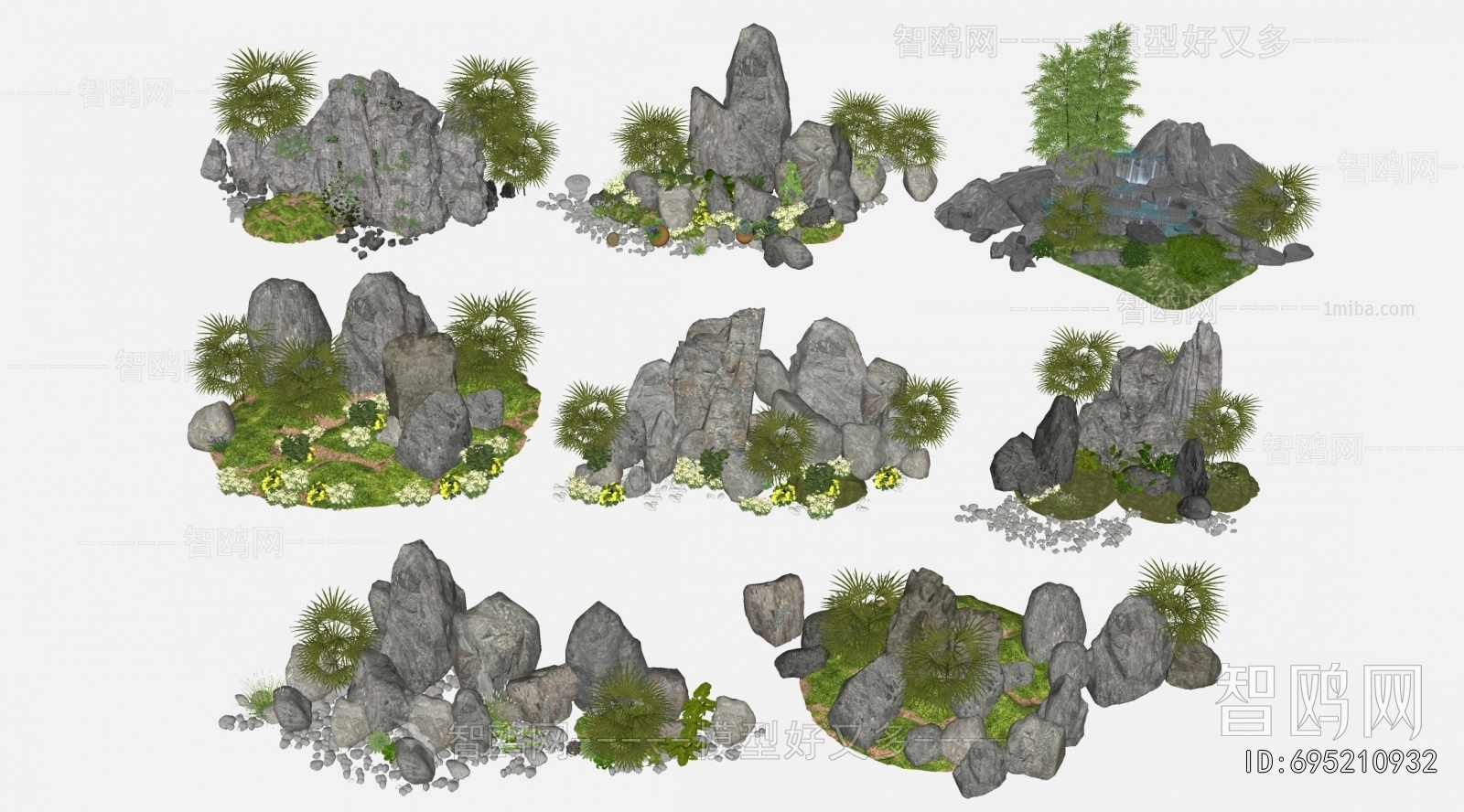 Modern Rockery Waterscape