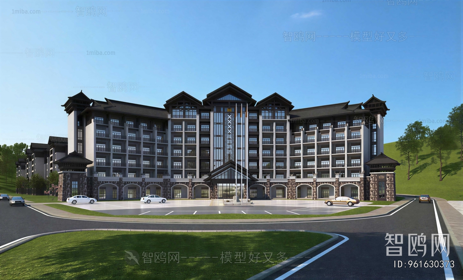 New Chinese Style Residential Building