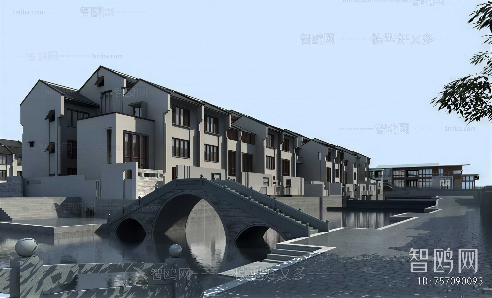 New Chinese Style Residential Building
