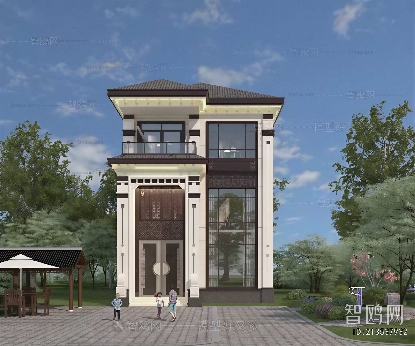 New Chinese Style Detached Villa