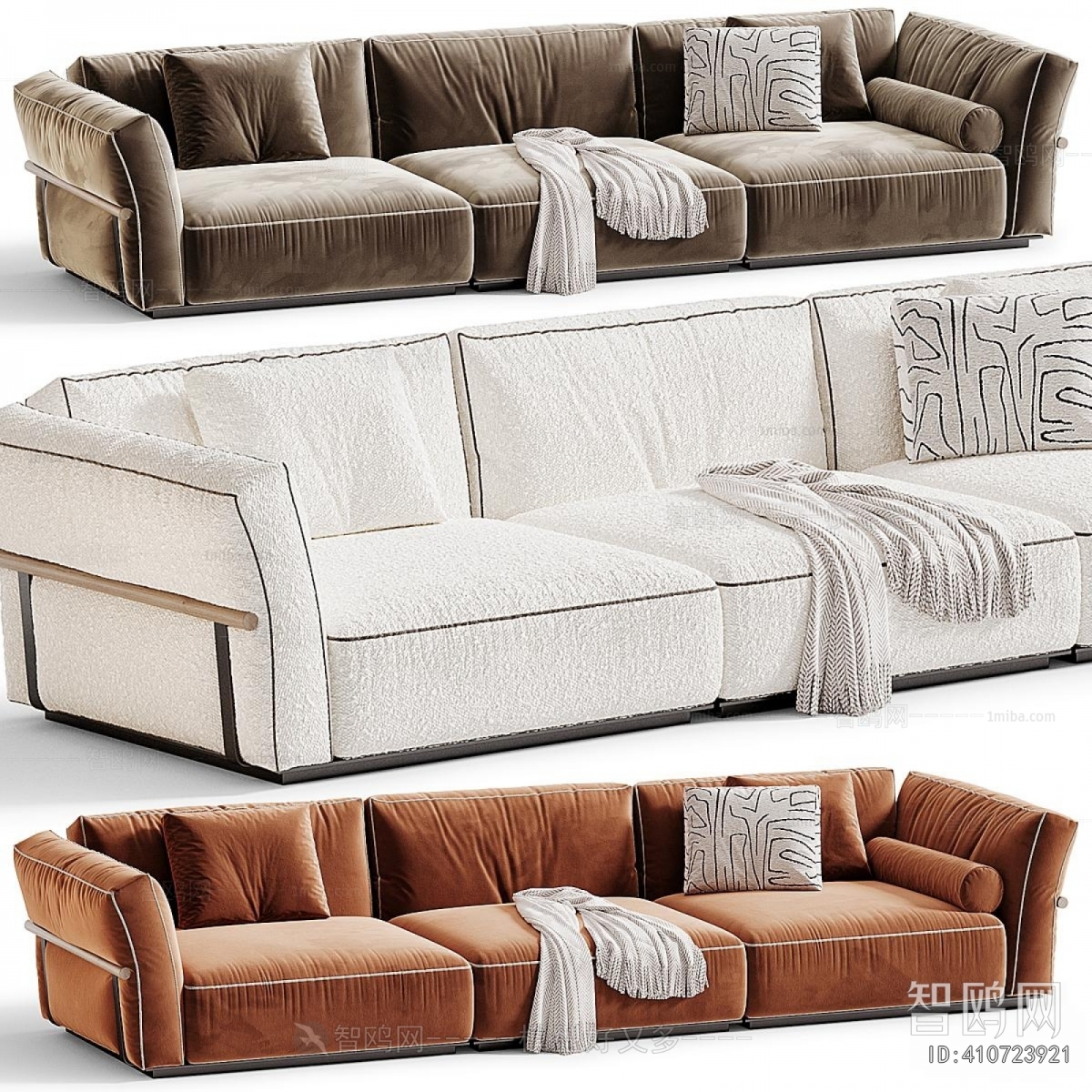 Modern Three-seat Sofa
