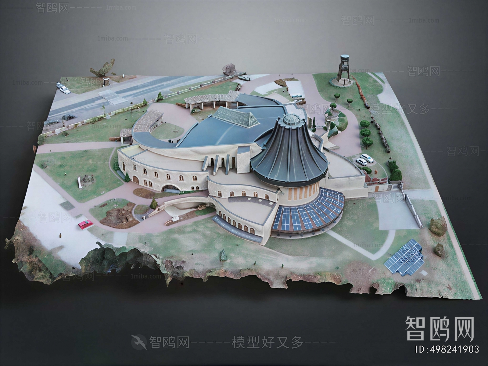 Modern Architectural Bird's-eye View Planning