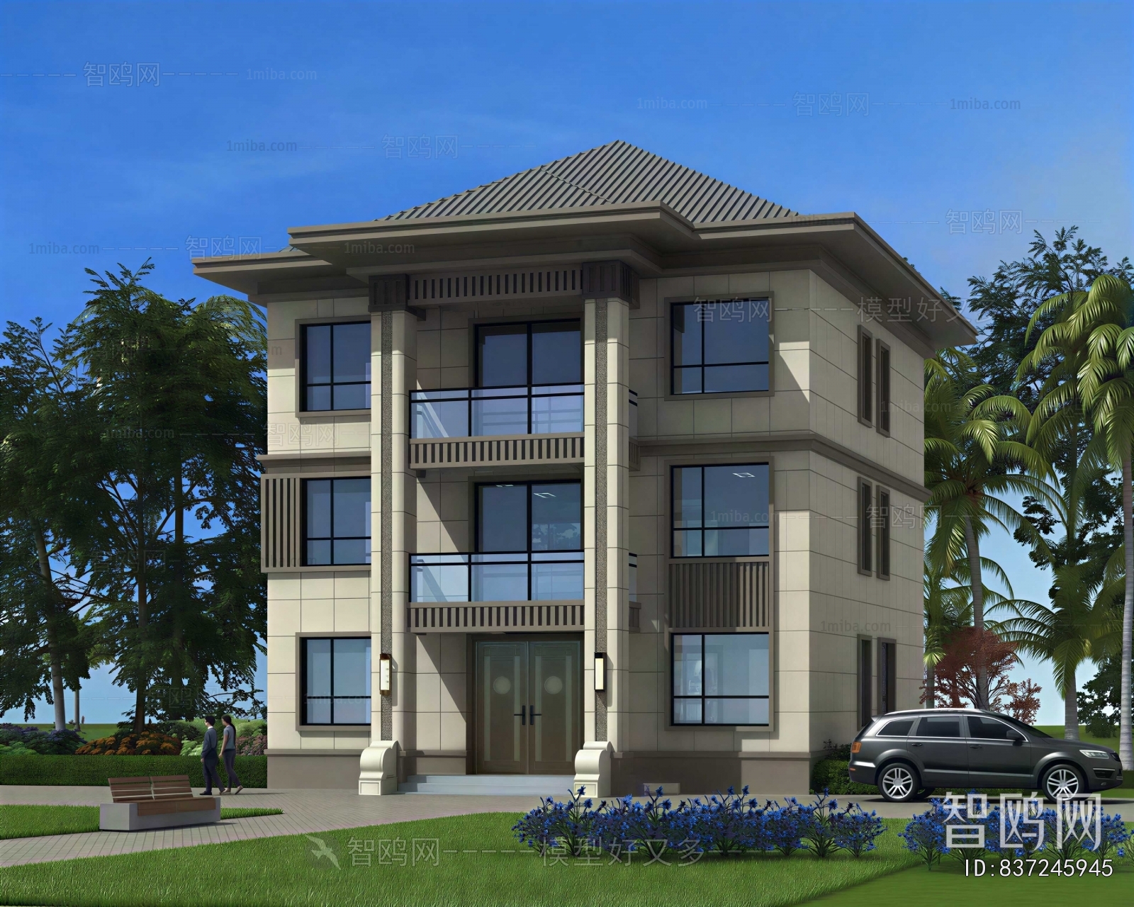 New Chinese Style Detached Villa