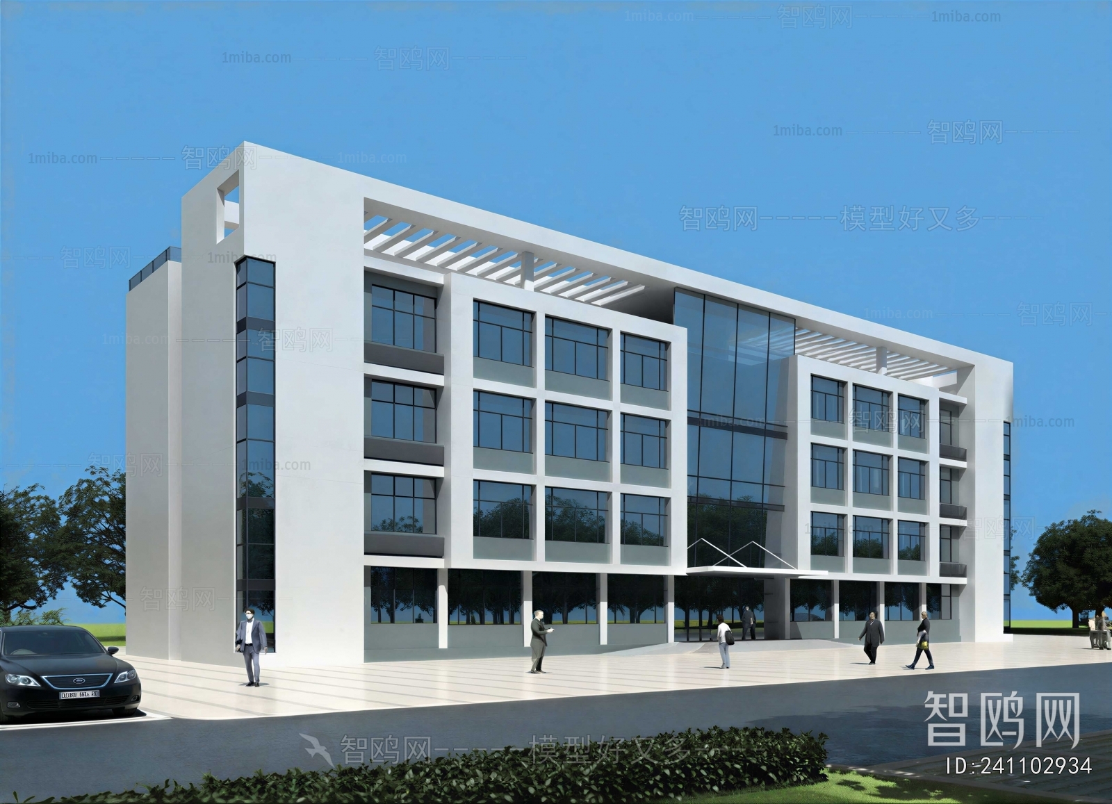 Modern Appearance Of Commercial Building