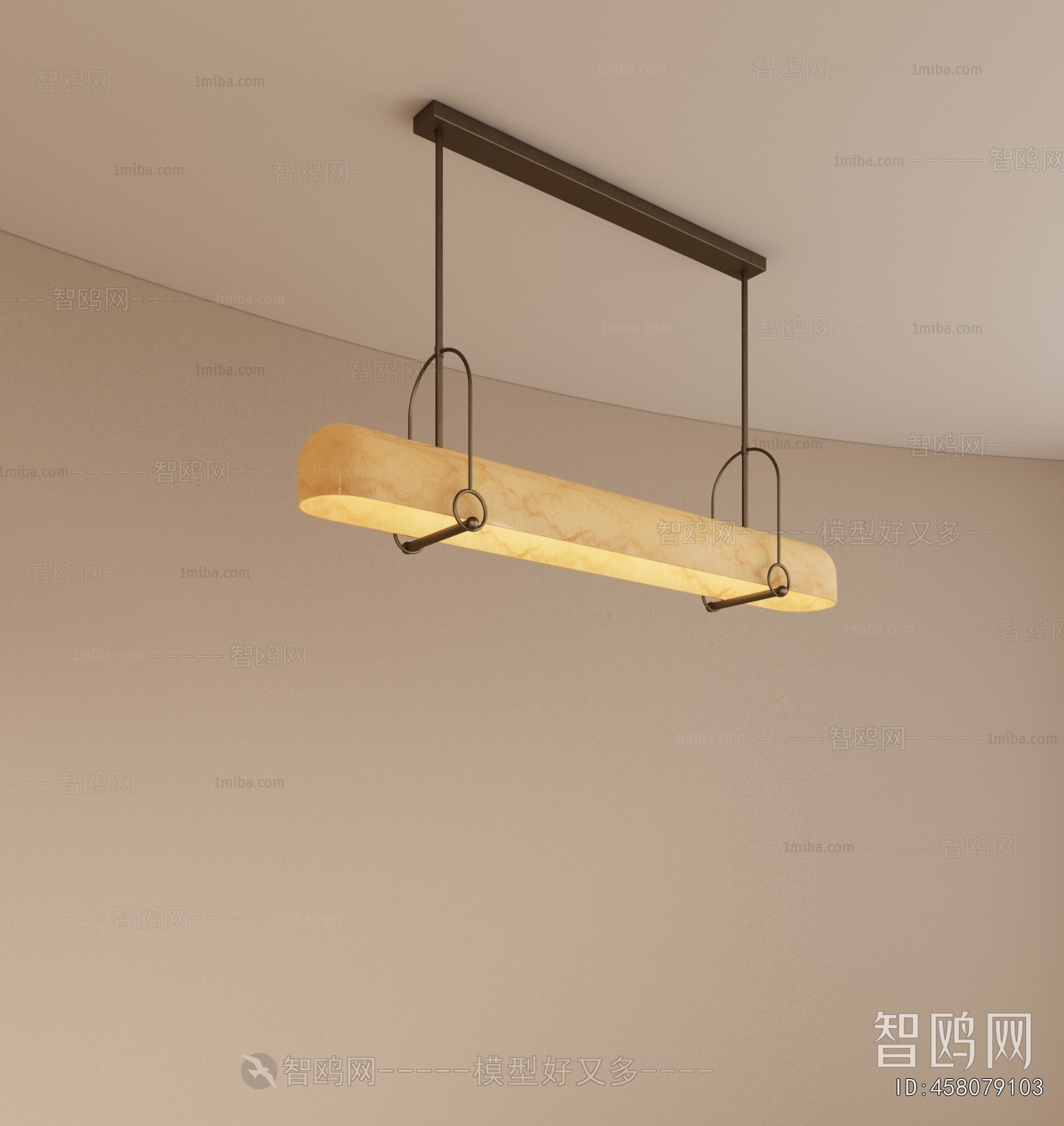 Modern Long Chandelier