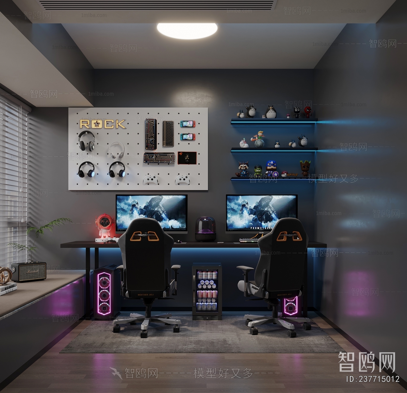 Modern E-sports Room