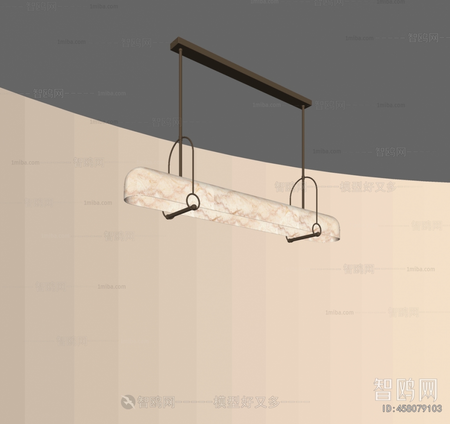 Modern Long Chandelier