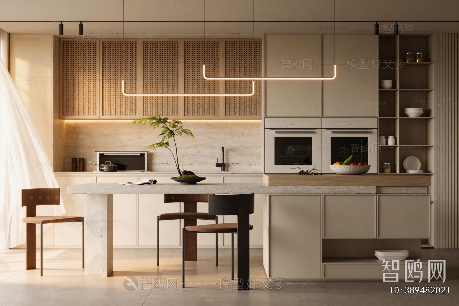 Wabi-sabi Style Dining Room