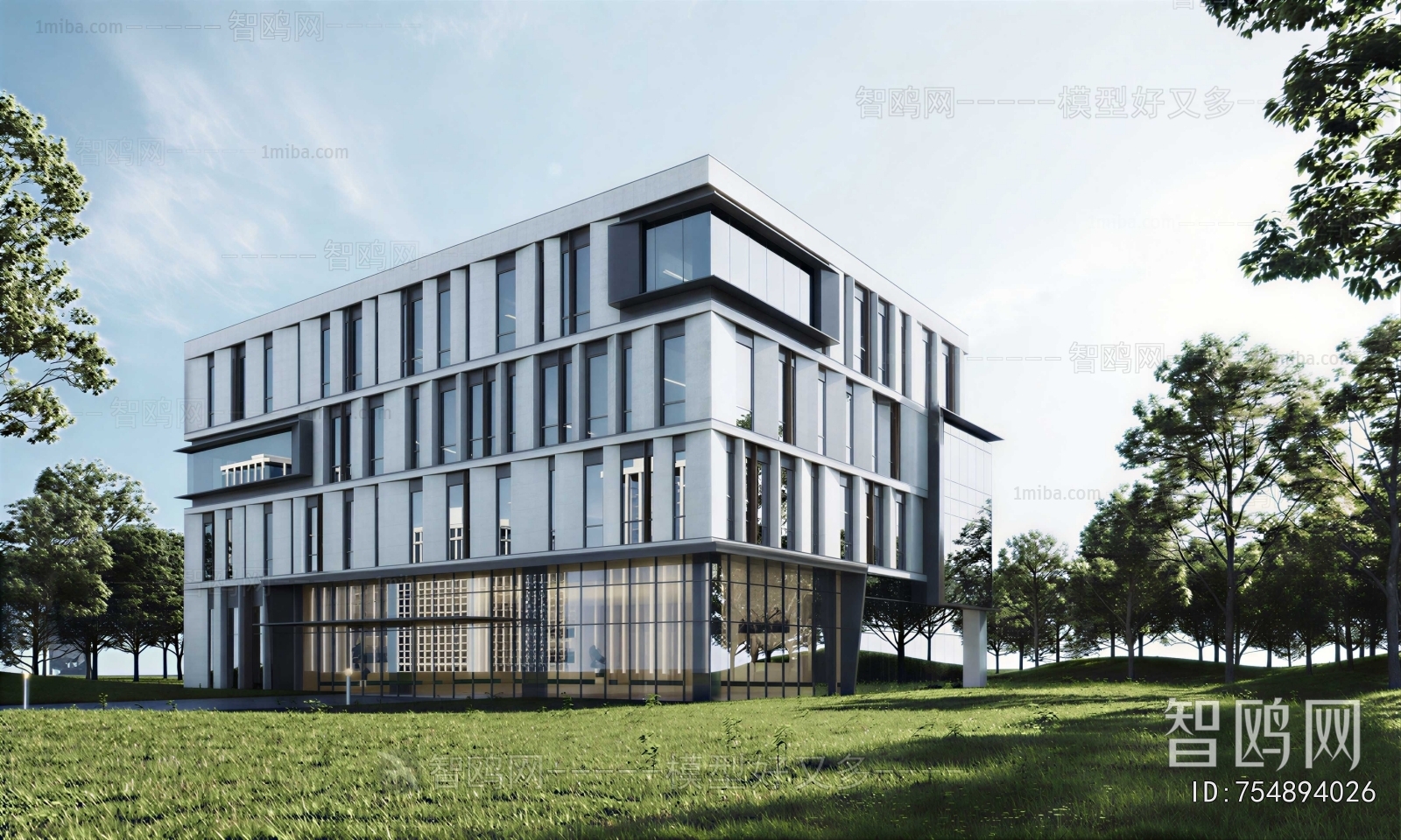 Modern Appearance Of Commercial Building