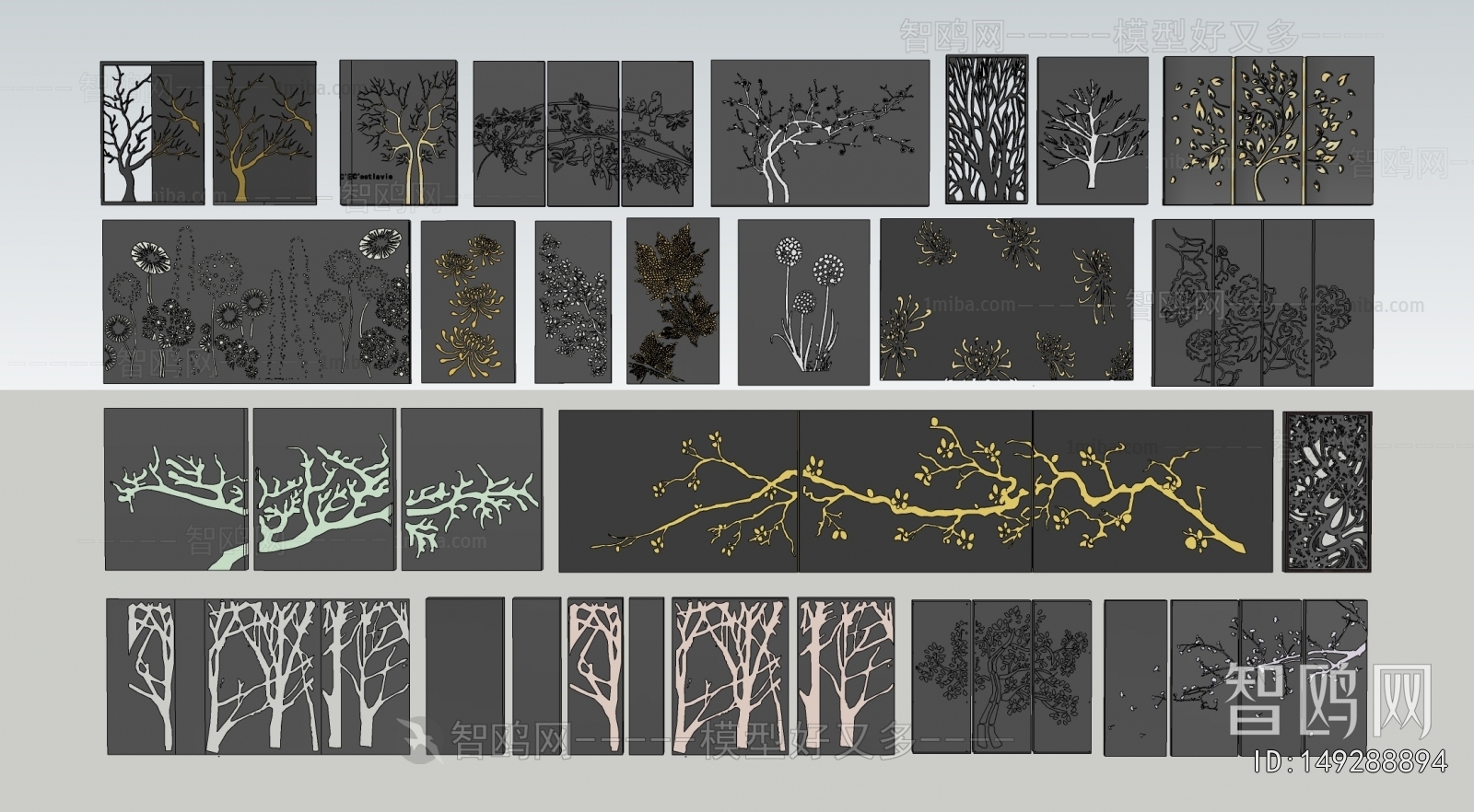 New Chinese Style Landscape Wall