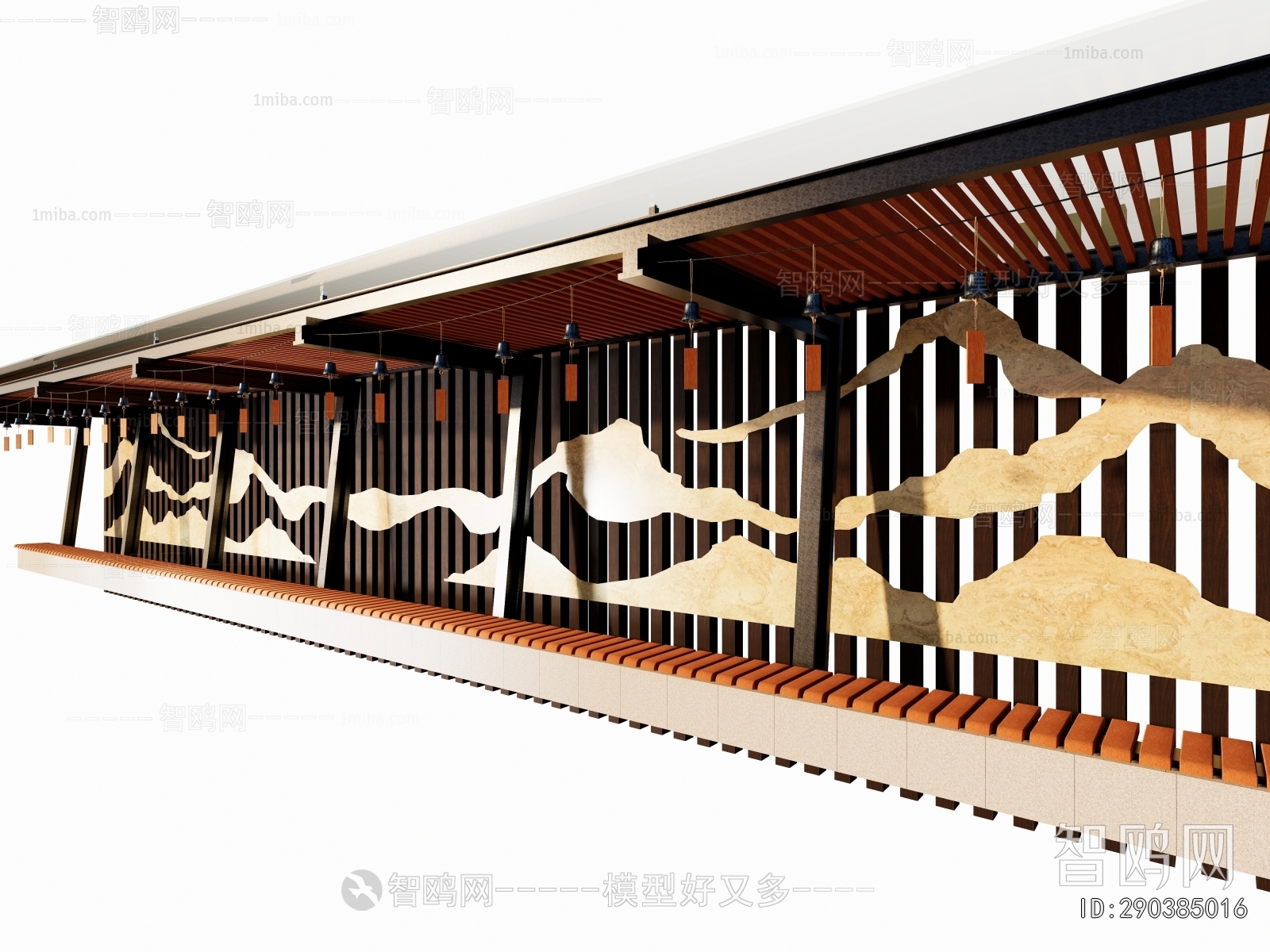 New Chinese Style Gallery Frame