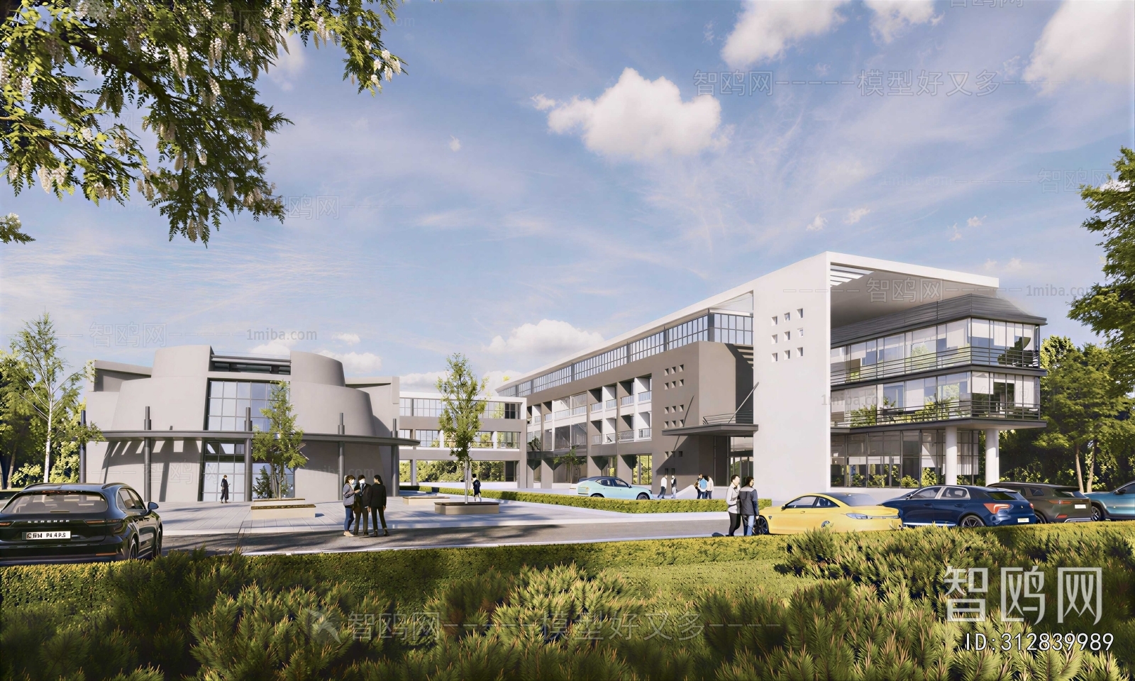 Modern Appearance Of Commercial Building