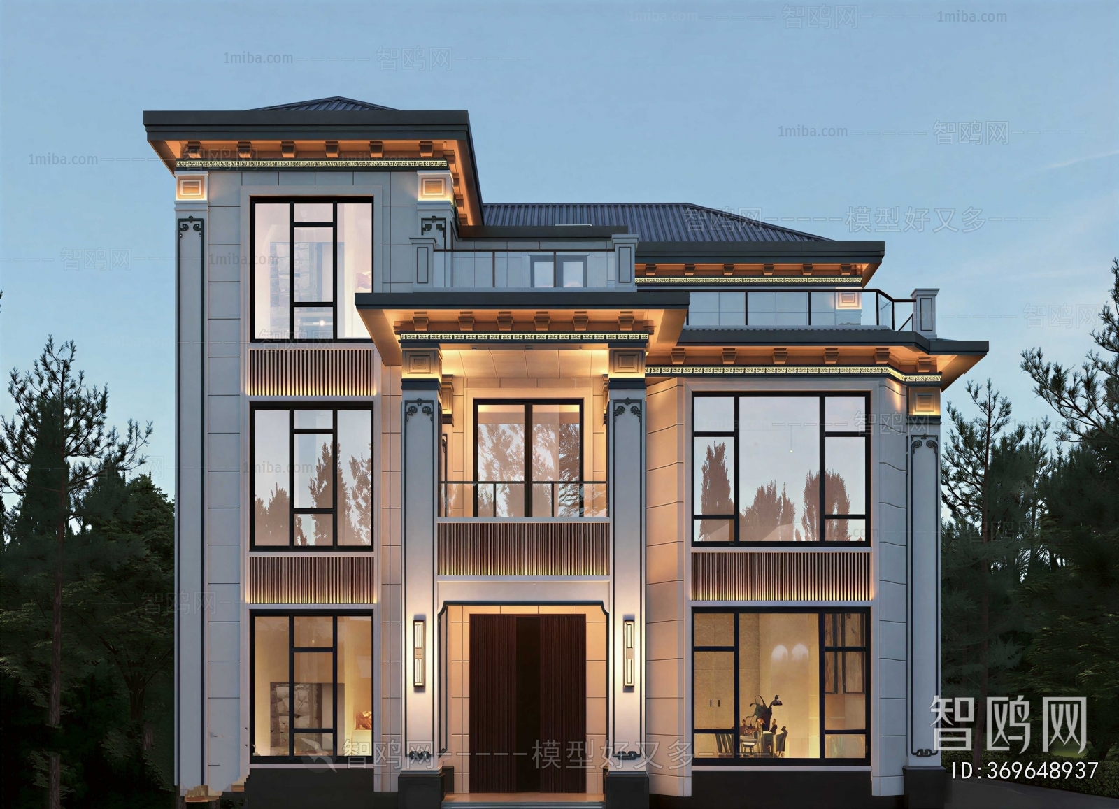New Chinese Style Detached Villa