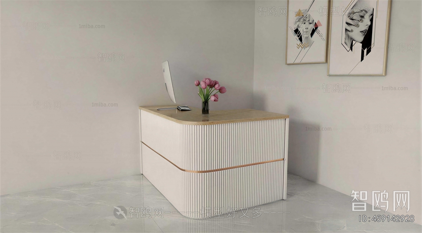 Modern Reception Desk