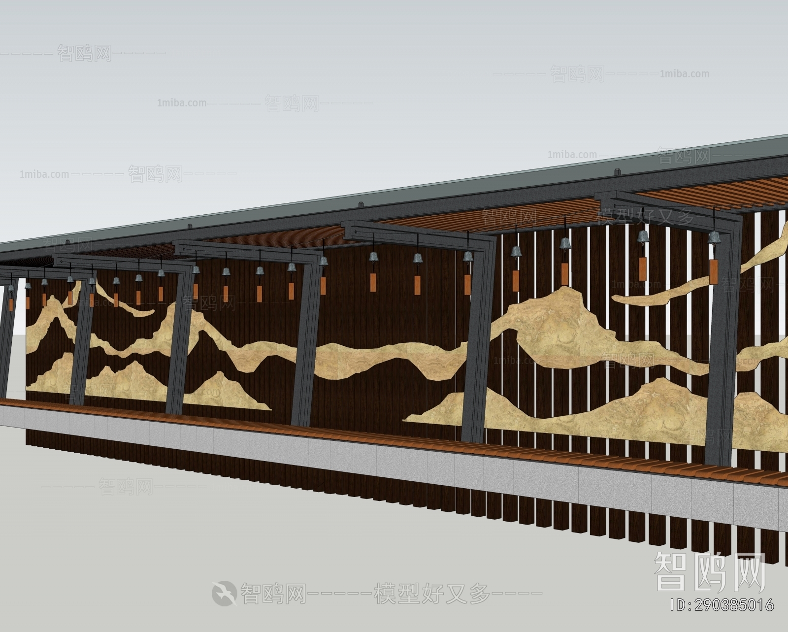 New Chinese Style Gallery Frame
