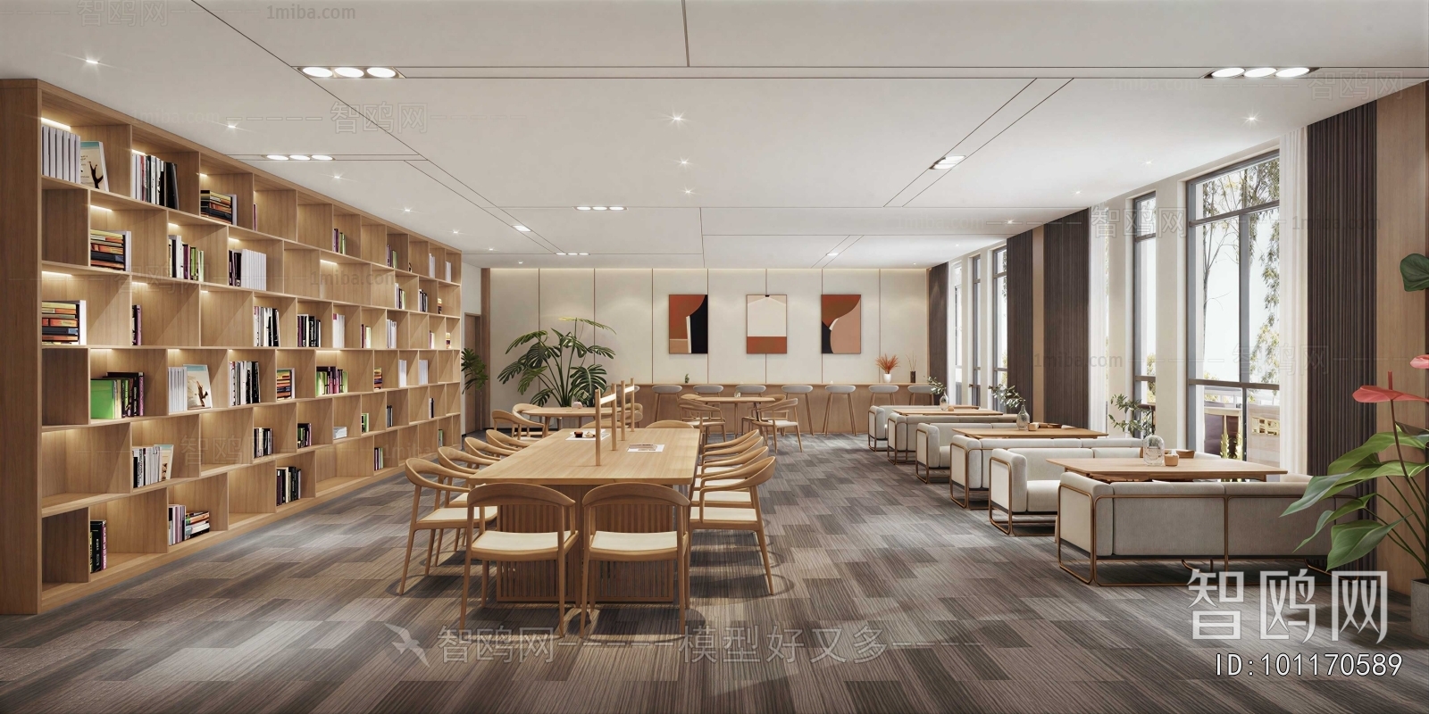 Modern Bookstore Book Bar