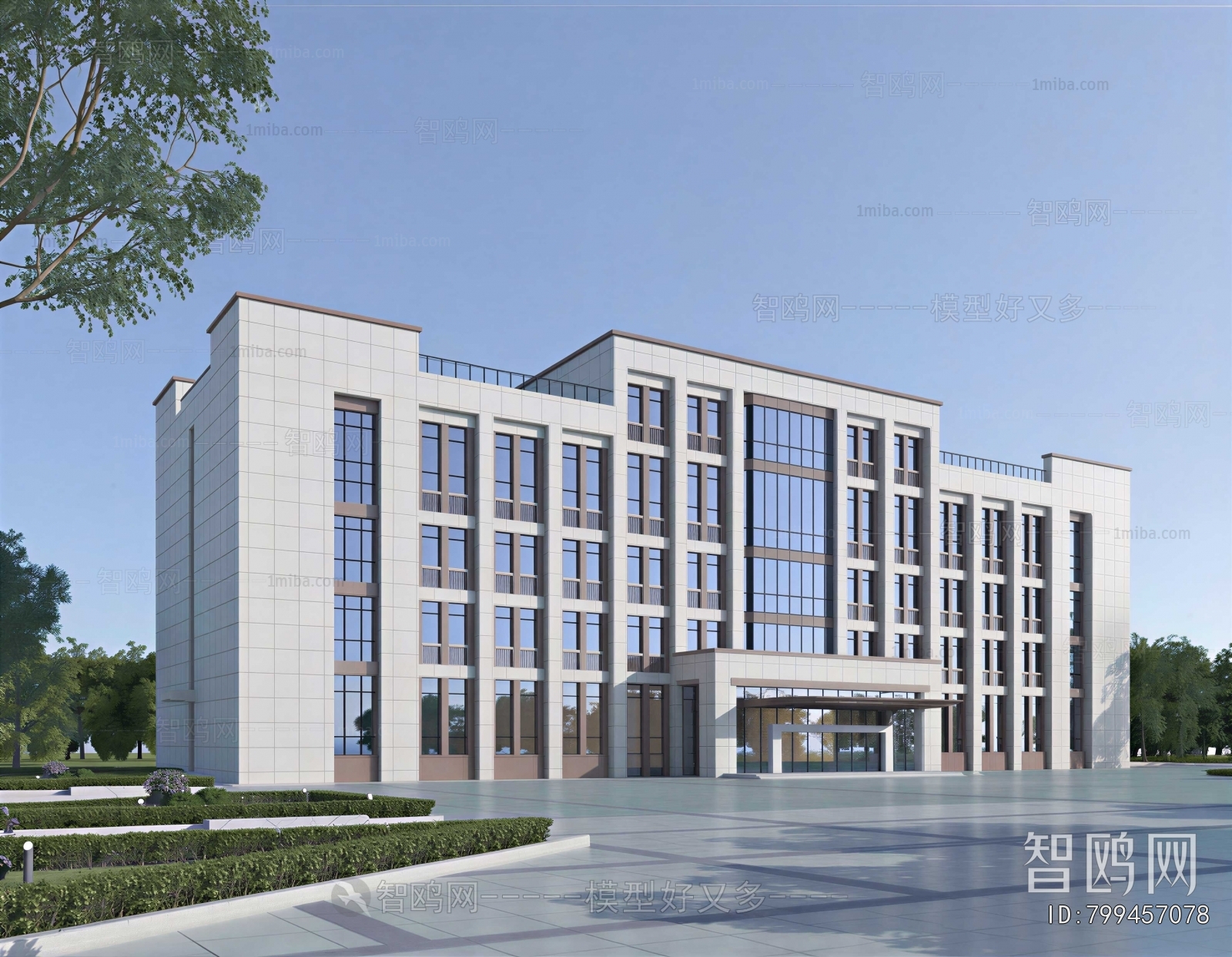 Modern Appearance Of Commercial Building