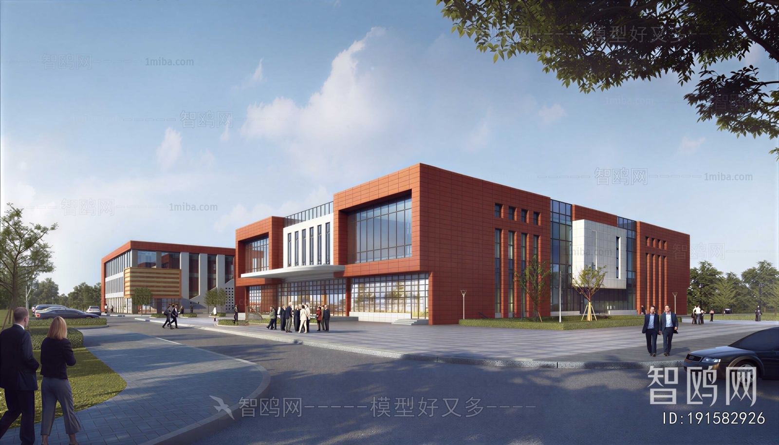 Modern Appearance Of Commercial Building